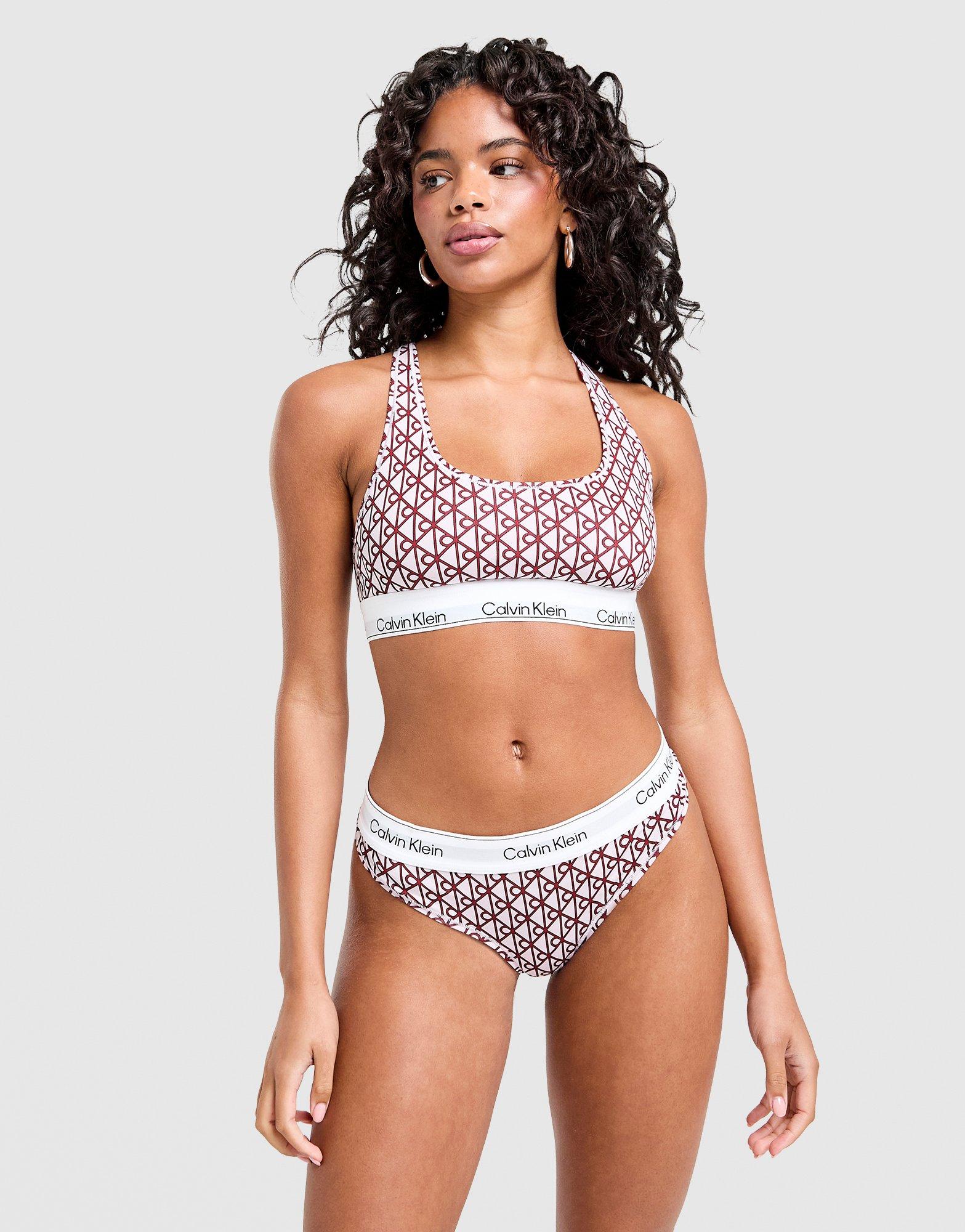 Calvin Klein Underwear Modern Cotton All Over Print Thong