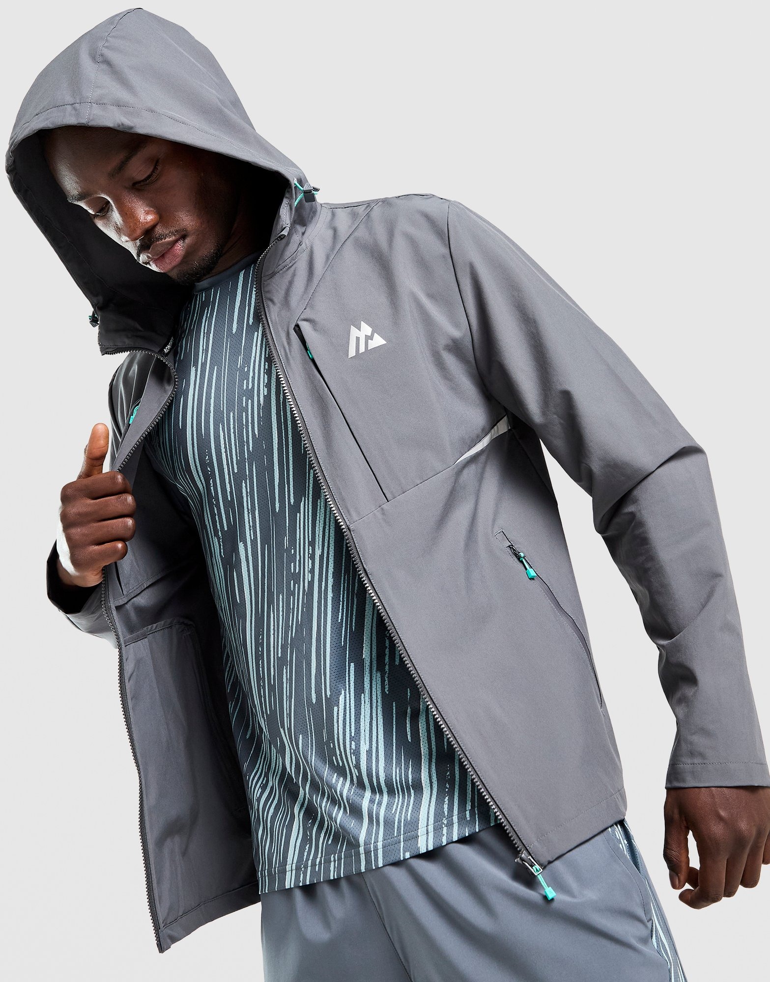 Grey MONTIREX Zeta Woven Full Zip Jacket - JD Sports Global