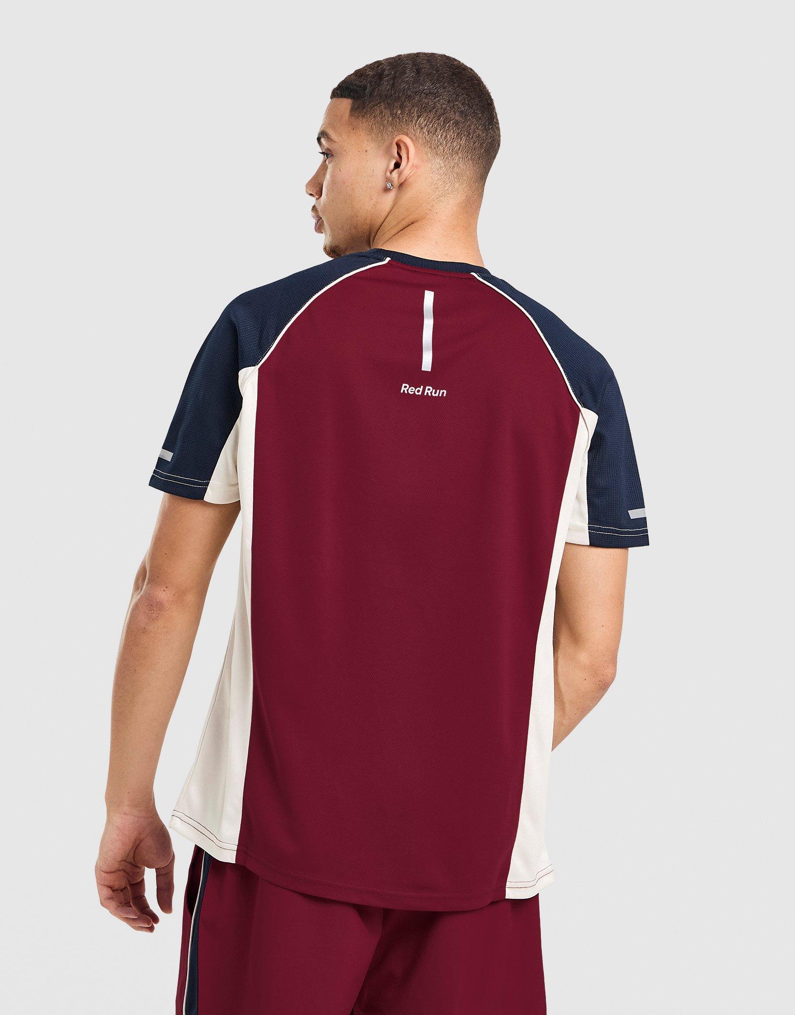 Red Run Activewear Crimson Wave Tech Power T-Shirt