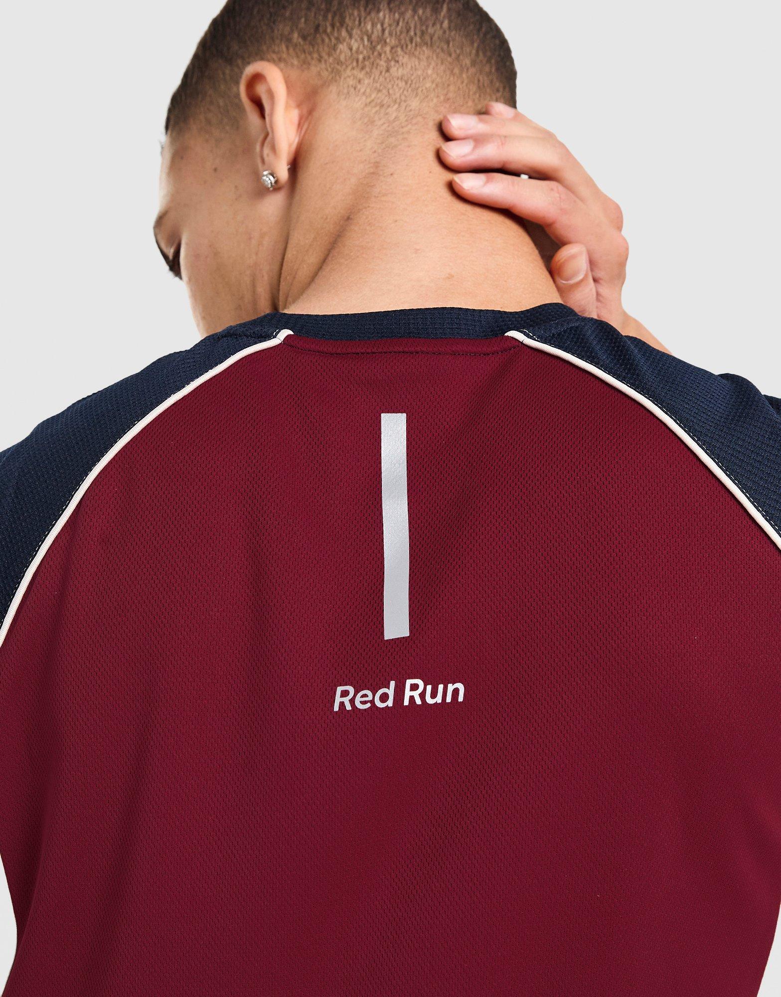 Red Run Activewear Crimson Wave Tech Power T-Shirt