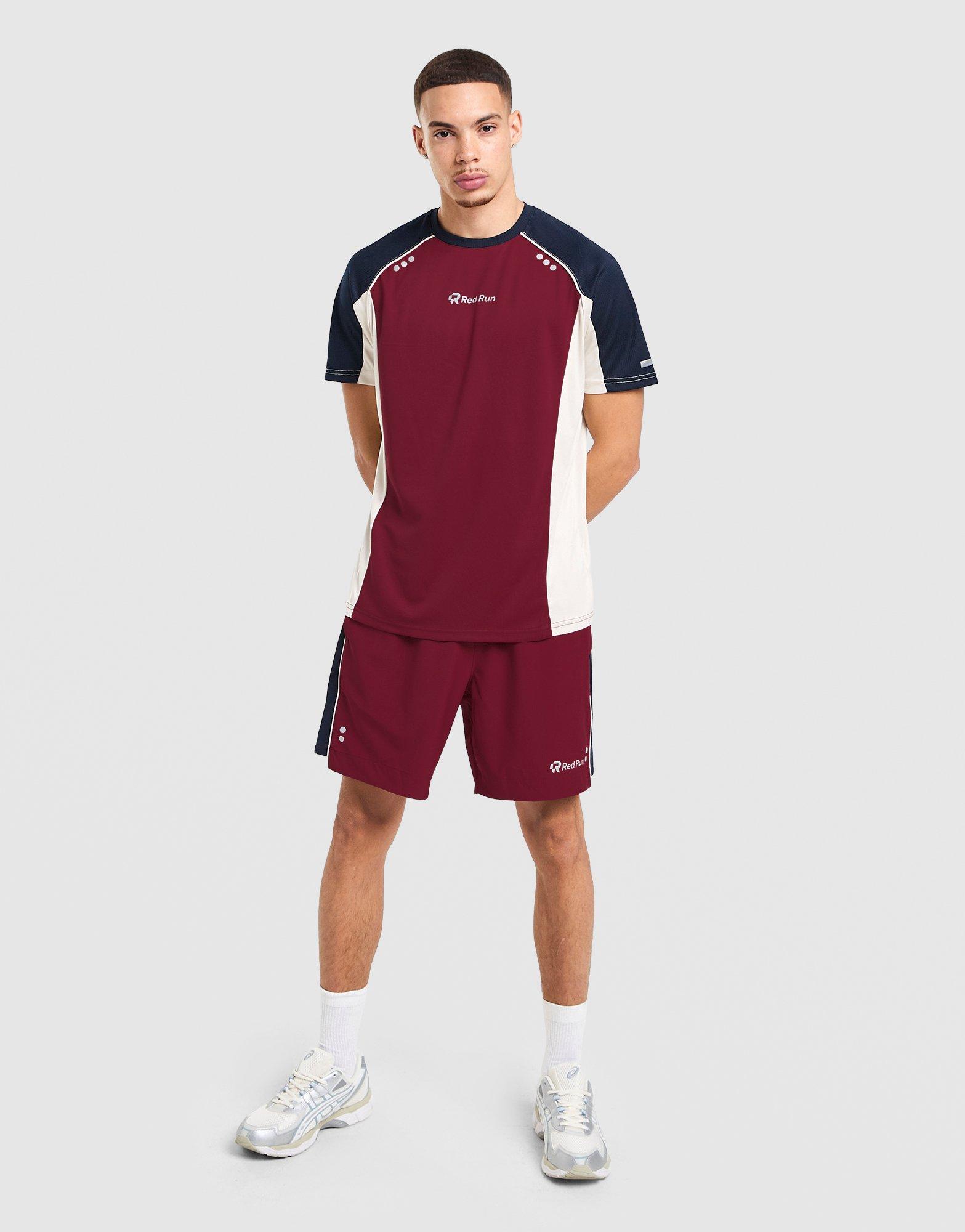 Red Run Activewear Crimson Wave Tech Power T-Shirt