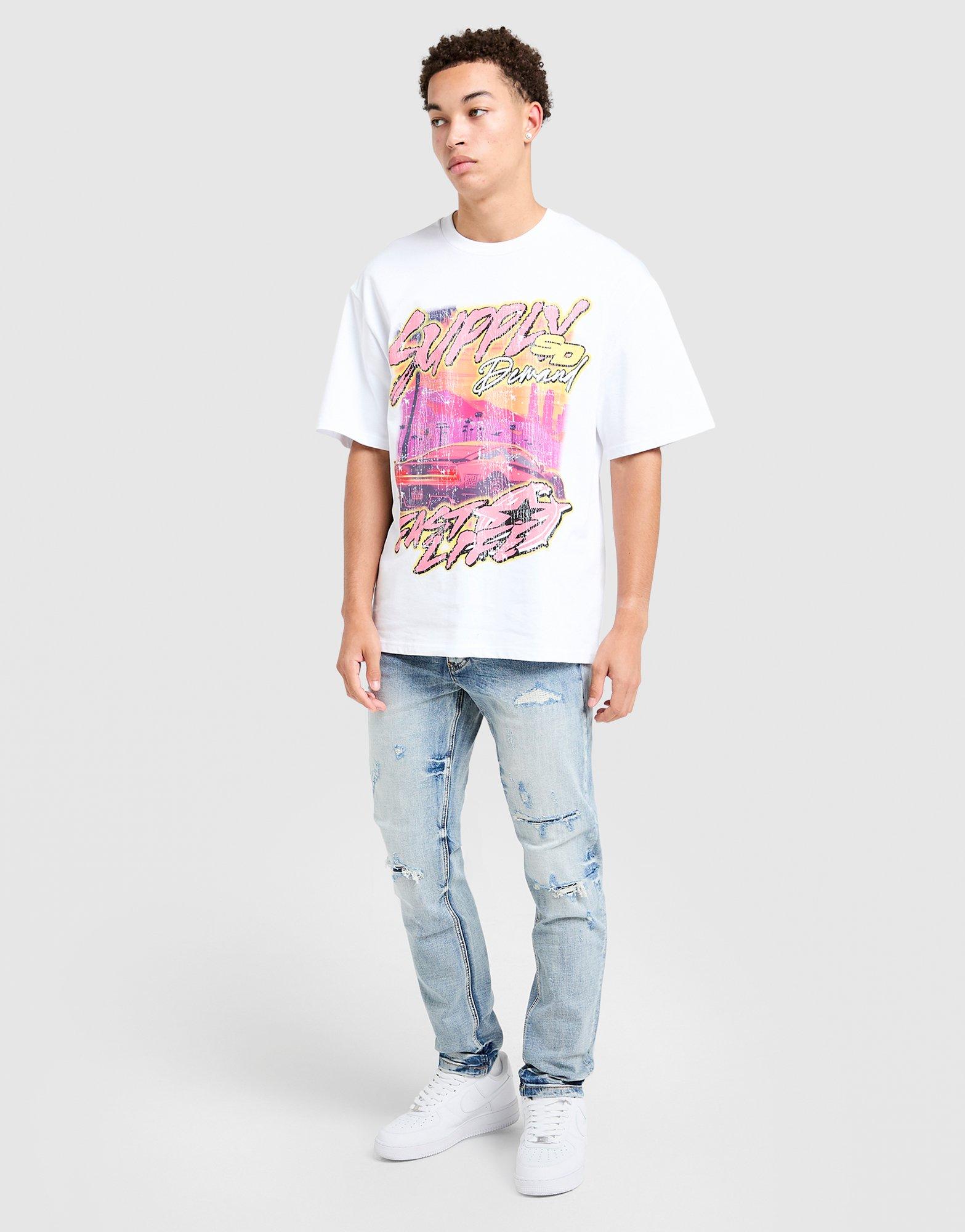 Supply & Demand Omar Slim Ripped Jeans