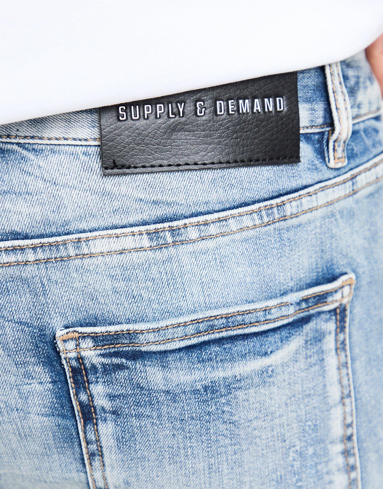 Supply & Demand Omar Slim Ripped Jeans