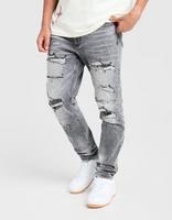 Supply & Demand Jeans Slim Strappati Rhinestone