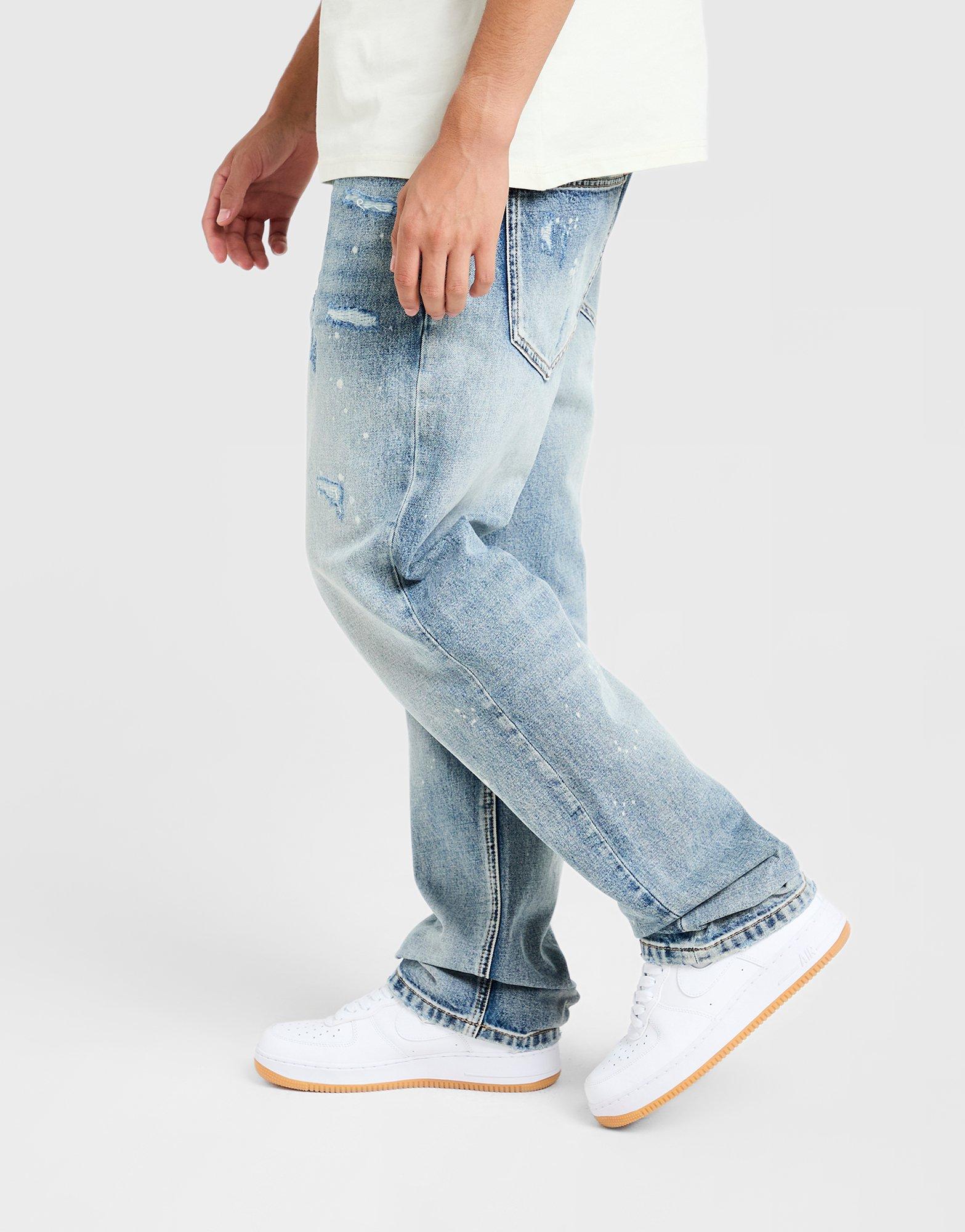 Supply & Demand Jean Relaxed Ripped Etch