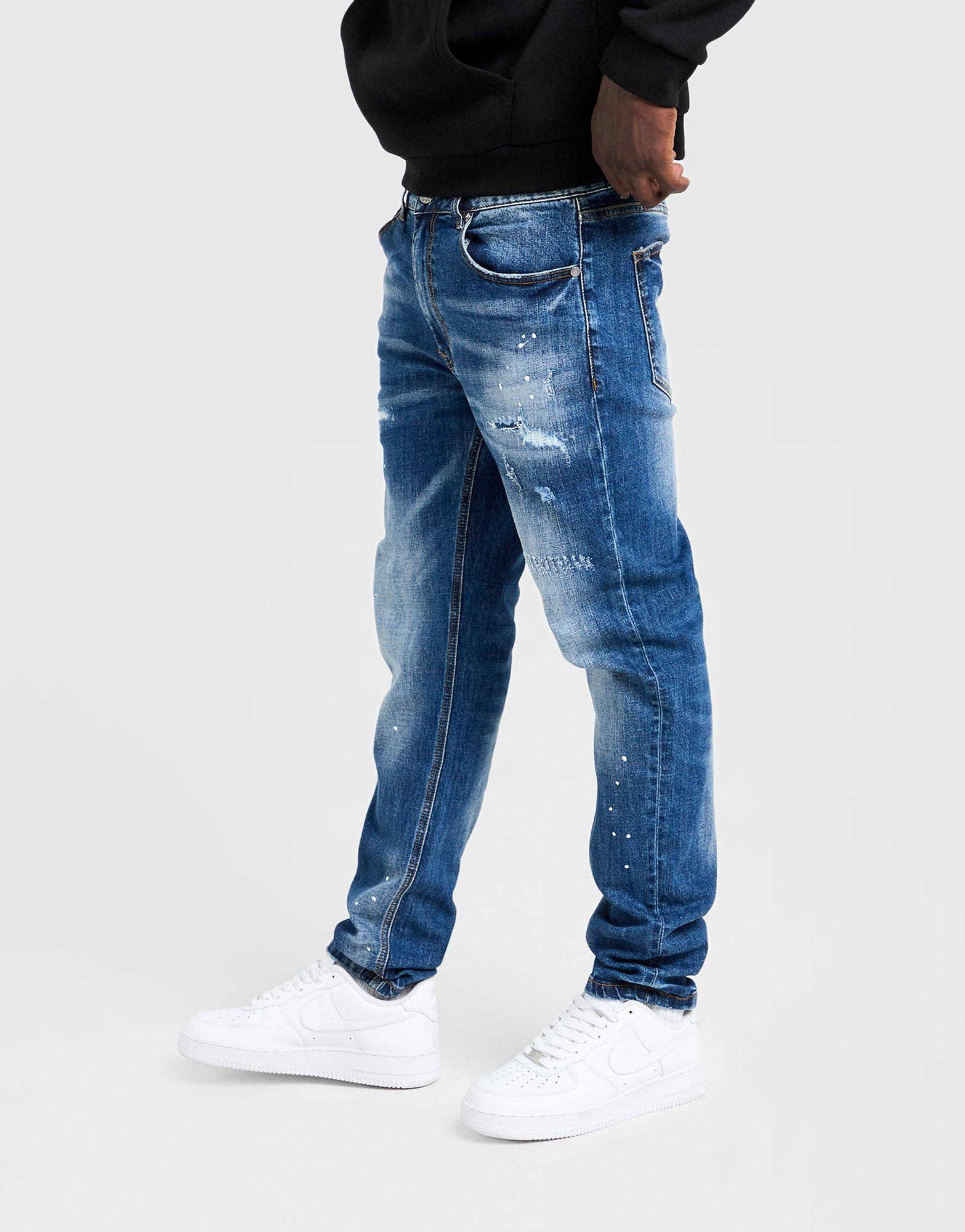 Supply & Demand Blot Slim Ripped Jeans