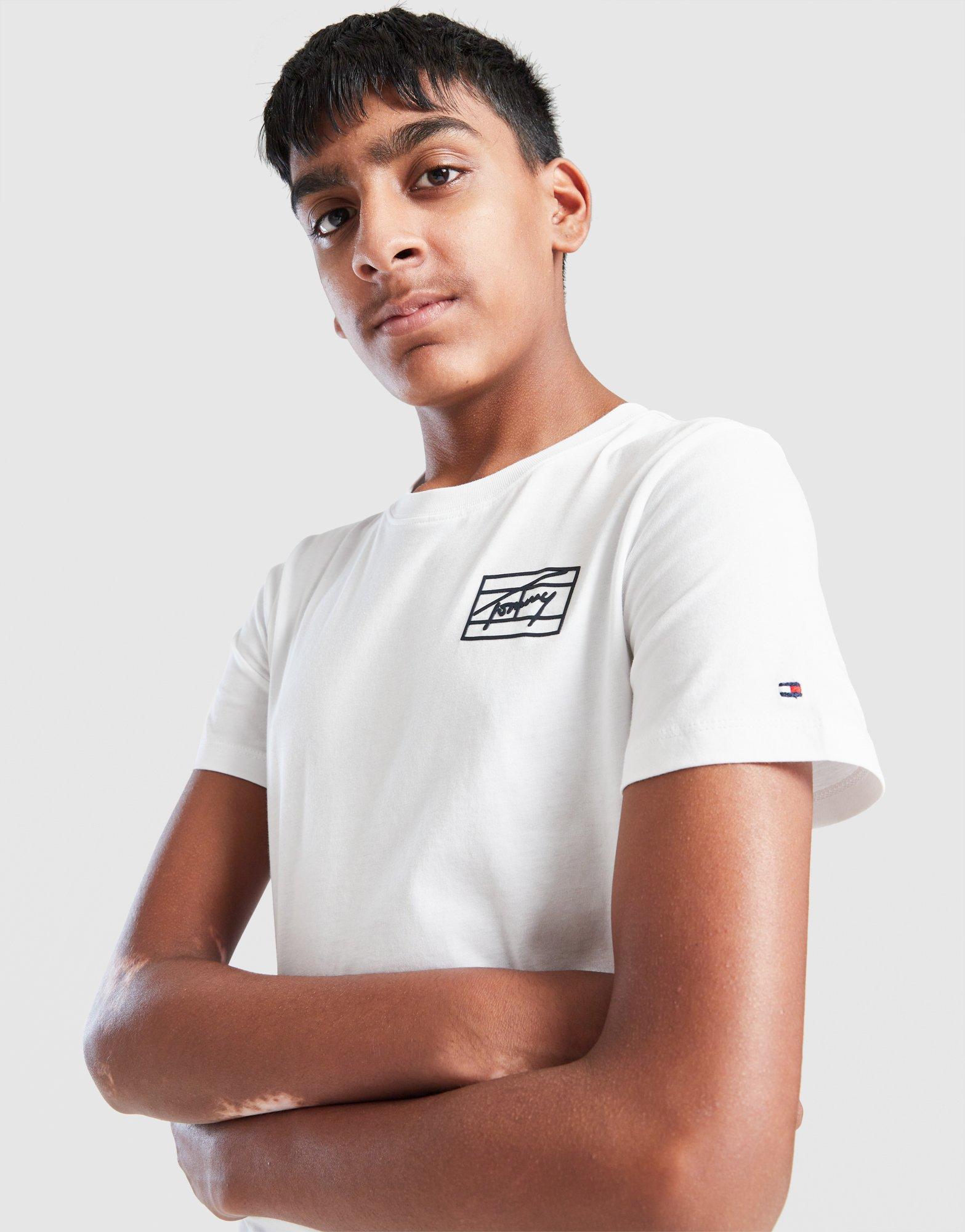 Tommy Hilfiger Varsity Small Logo T-Shirt Junior