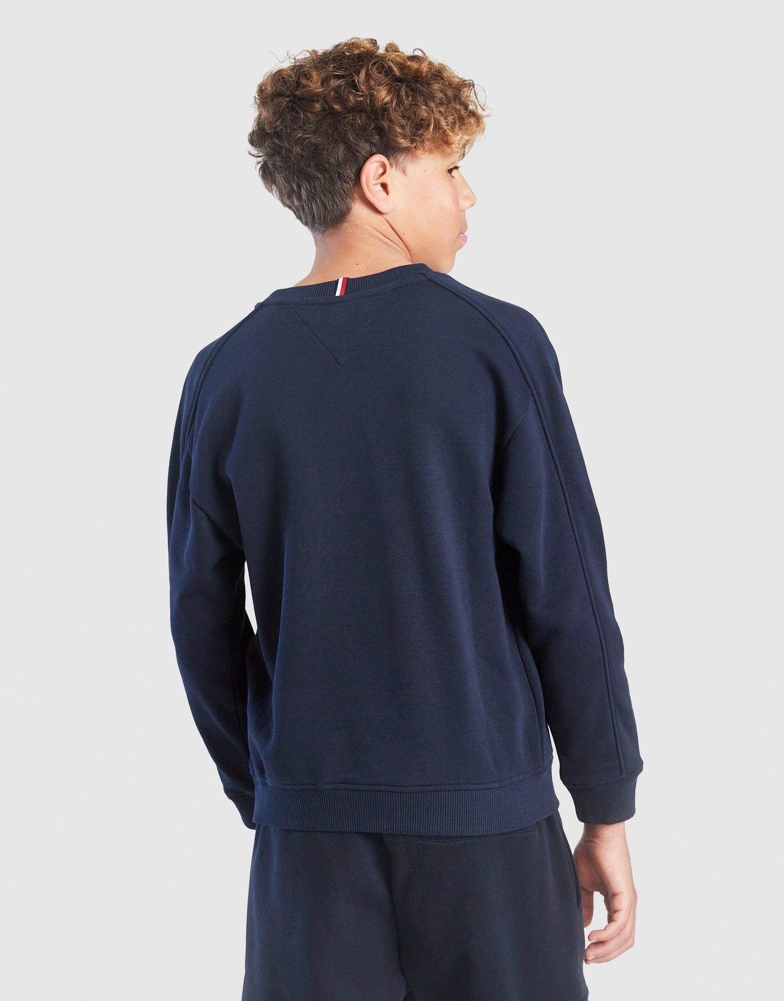 Tommy Hilfiger Varsity Print Crew Sweatshirt Junior