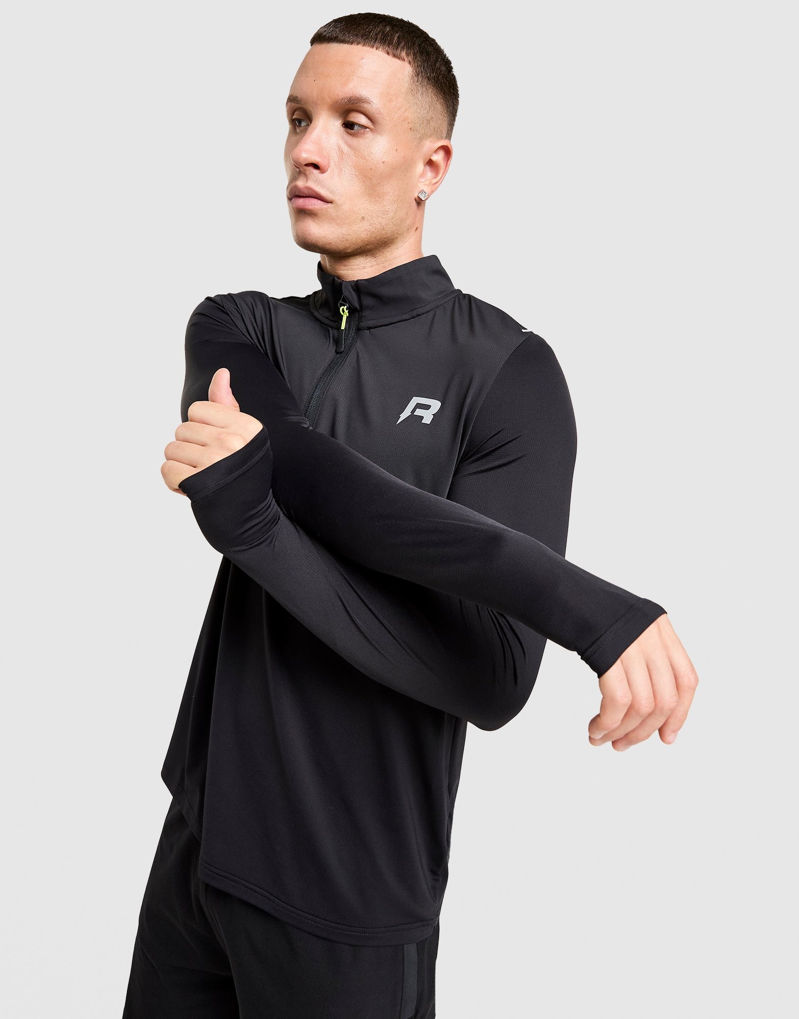 Reprimo Summit 1/4 Zip Track Top Schwarz - JD Sports Deutschland