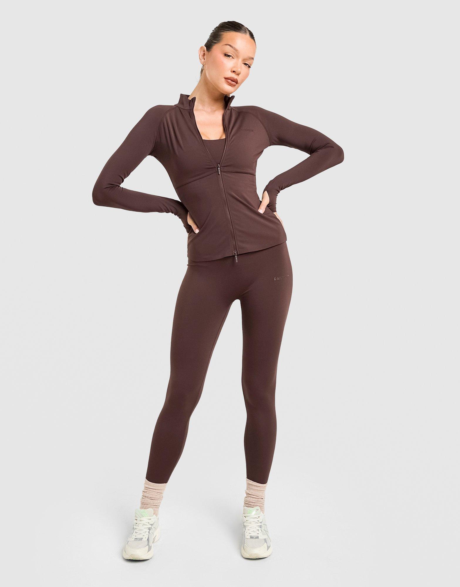 DAILYSZN Full Zip Fit Top