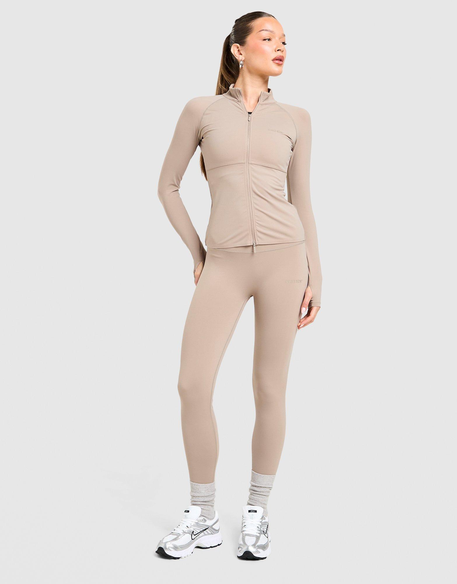 DAILYSZN Full Zip Fit Top