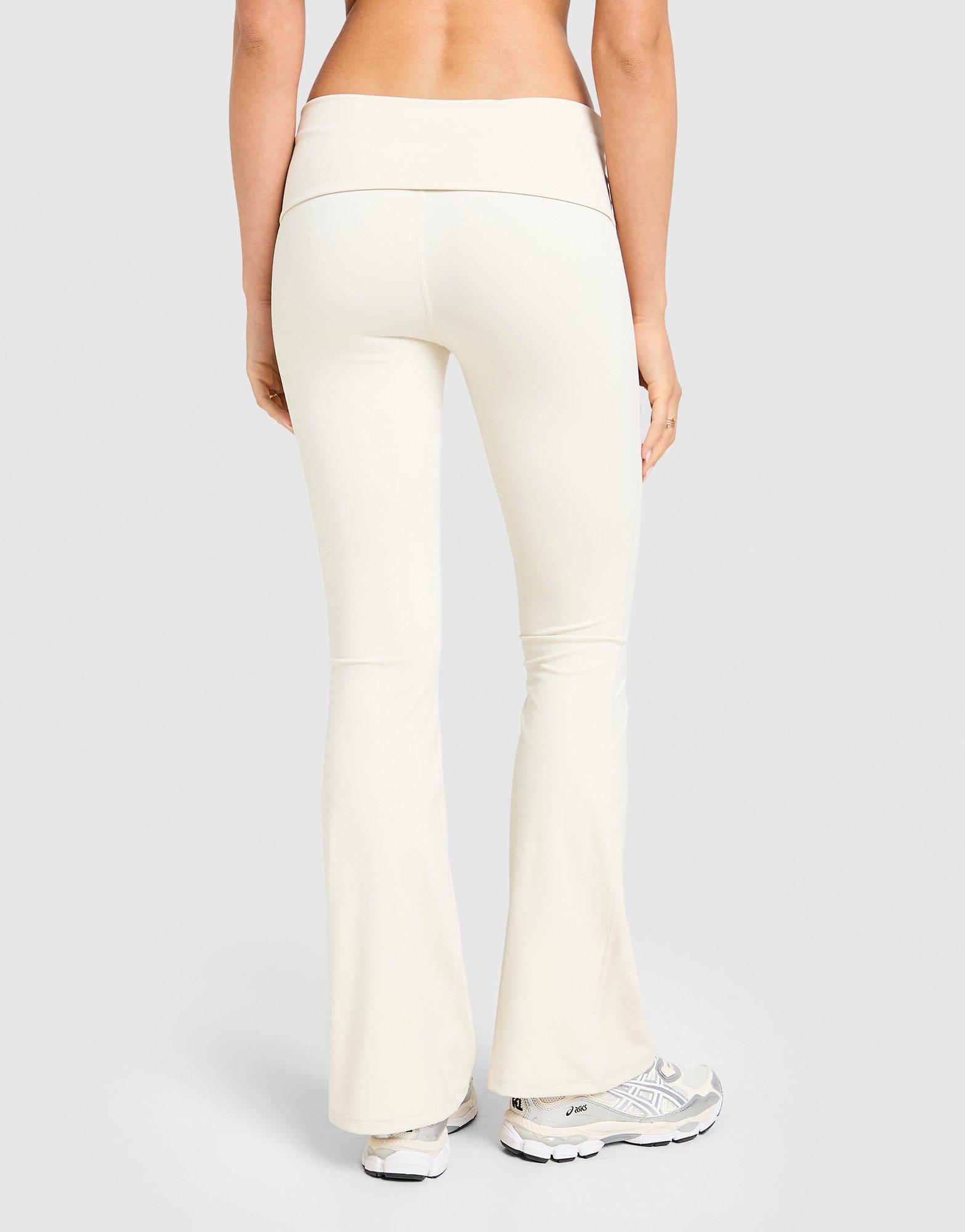 DAILYSZN Foldover Flare Leggings