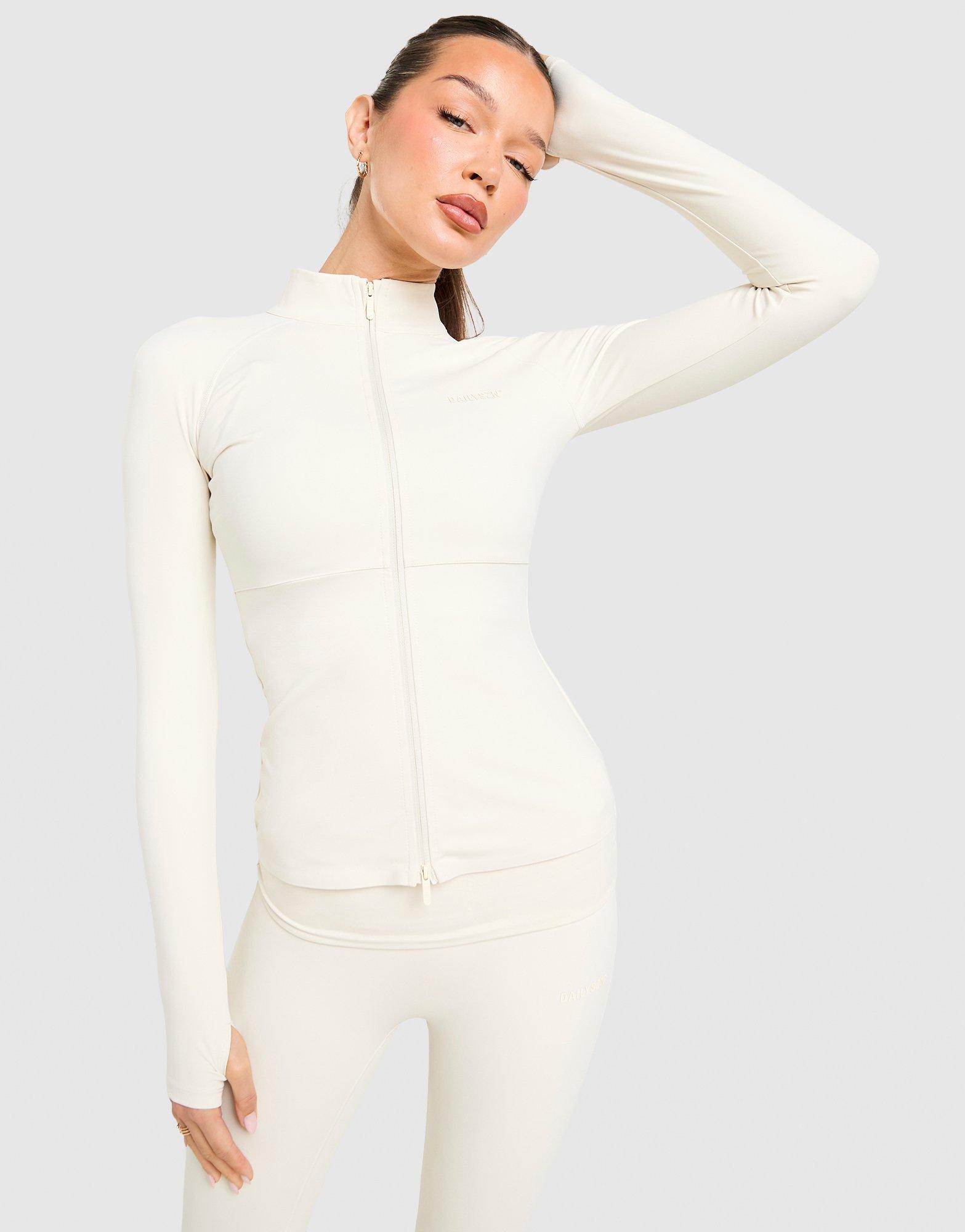 DAILYSZN Full Zip Fit Top