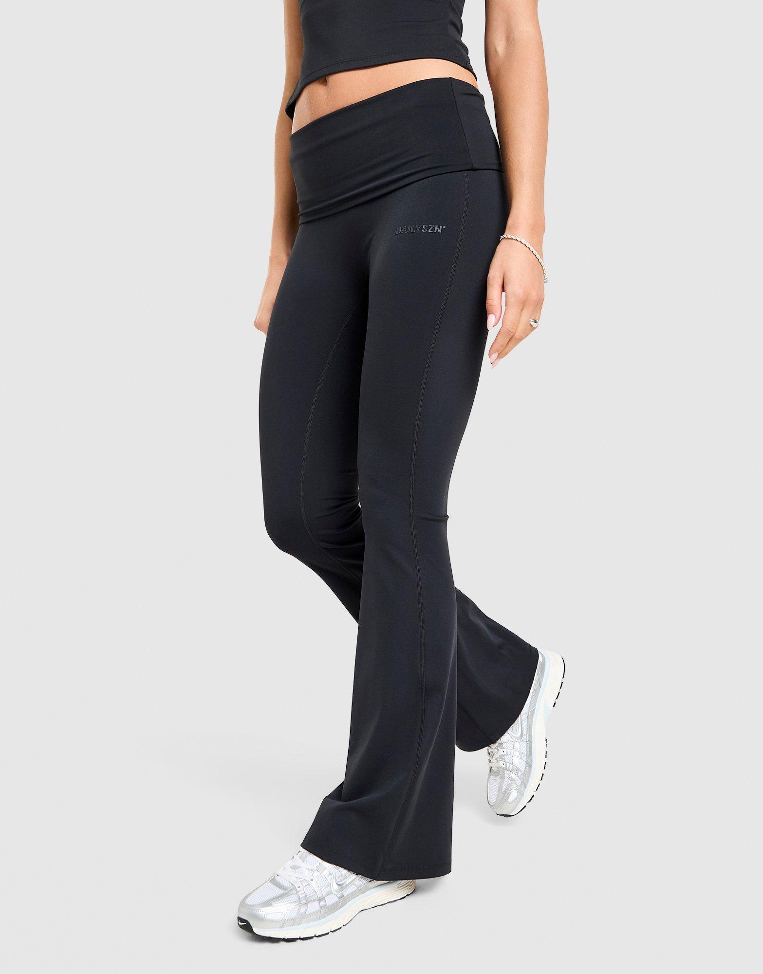 DAILYSZN Foldover Flare Leggings