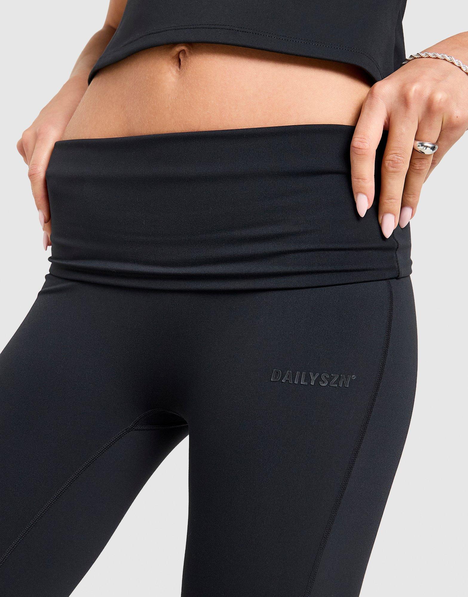 DAILYSZN Foldover Flare Leggings