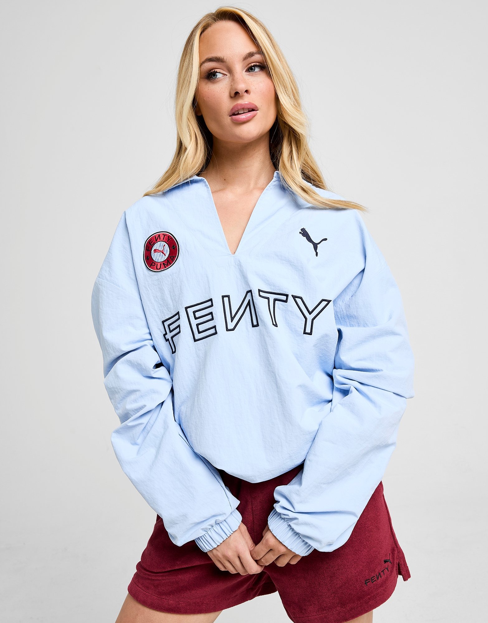 Blue PUMA x FENTY Drill Top | JD Sports UK