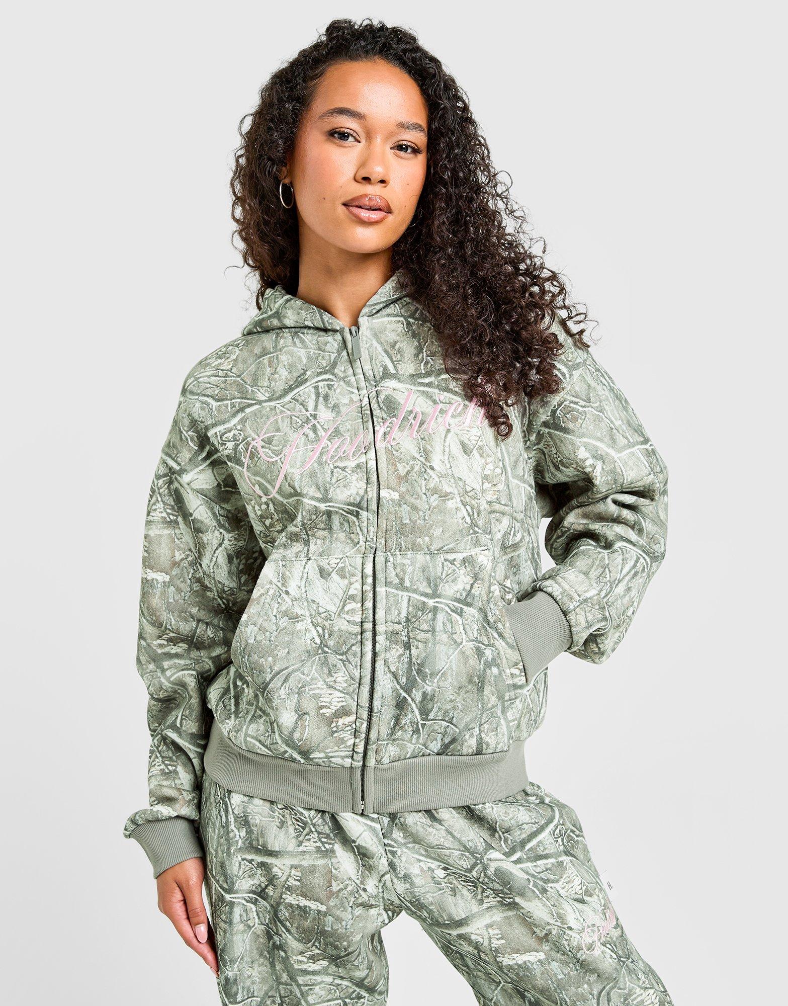 Hoodrich Woodland All Over Print Full Zip Hoodie