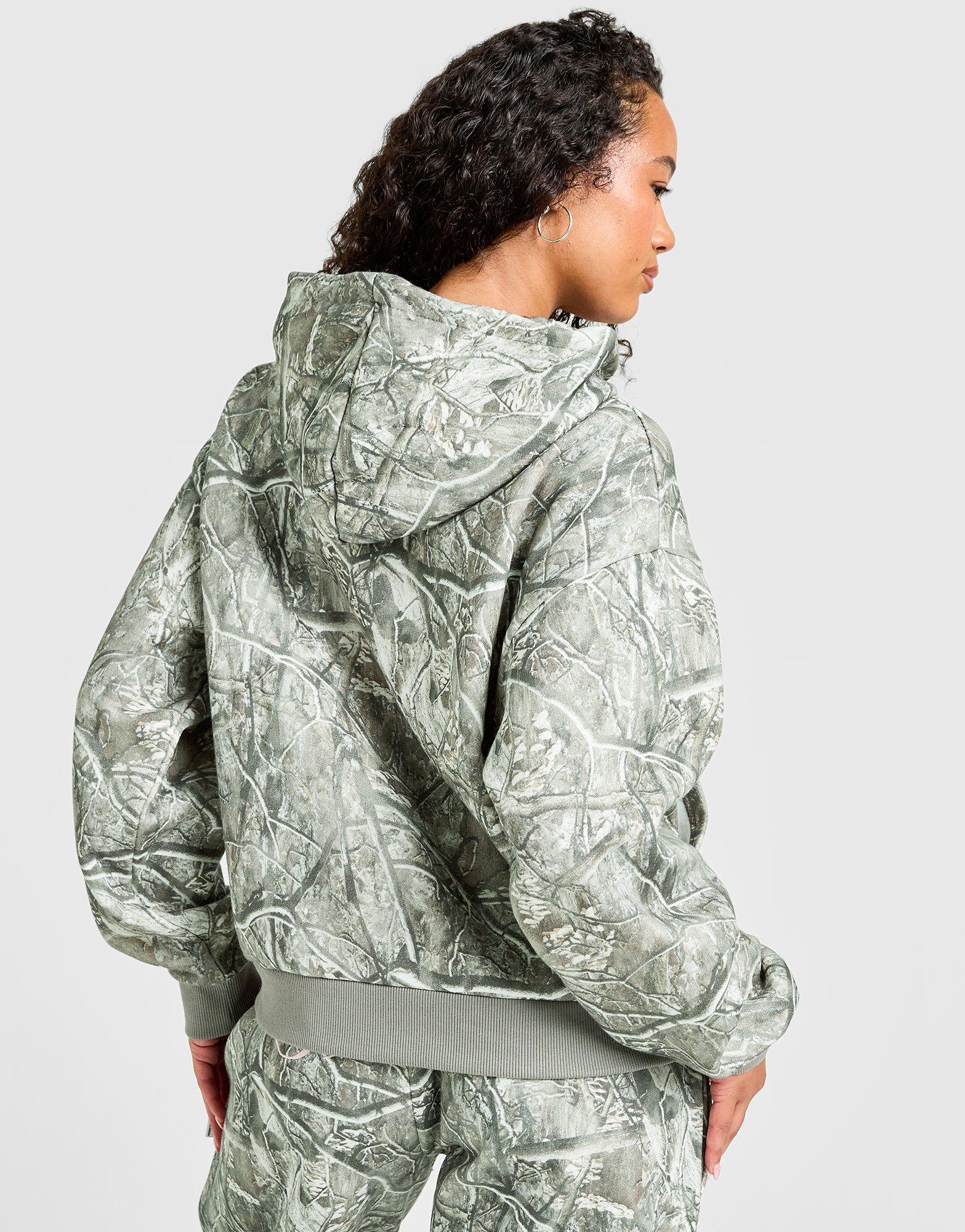 Hoodrich Woodland All Over Print Full Zip Hoodie