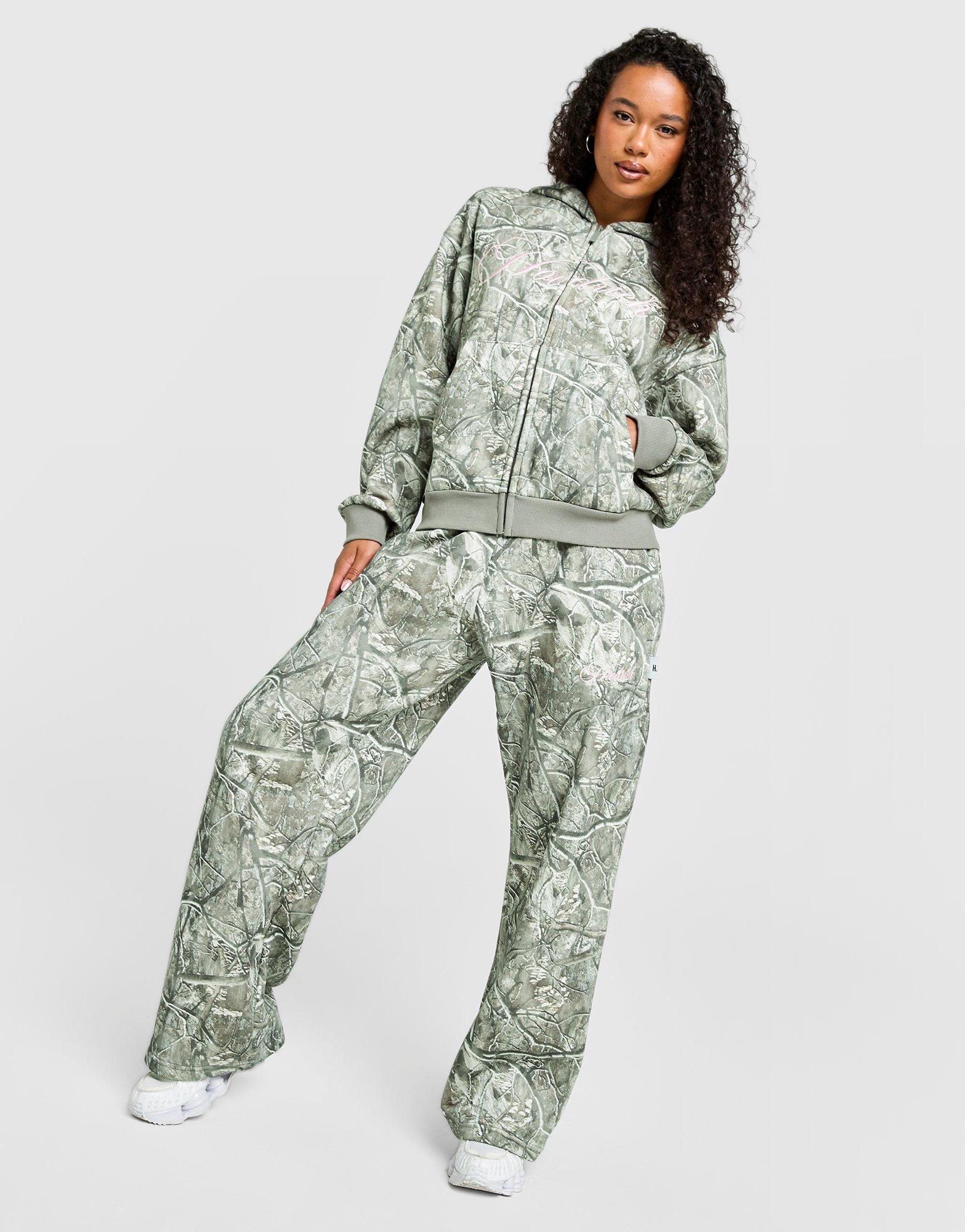 Hoodrich Woodland All Over Print Wide Joggers