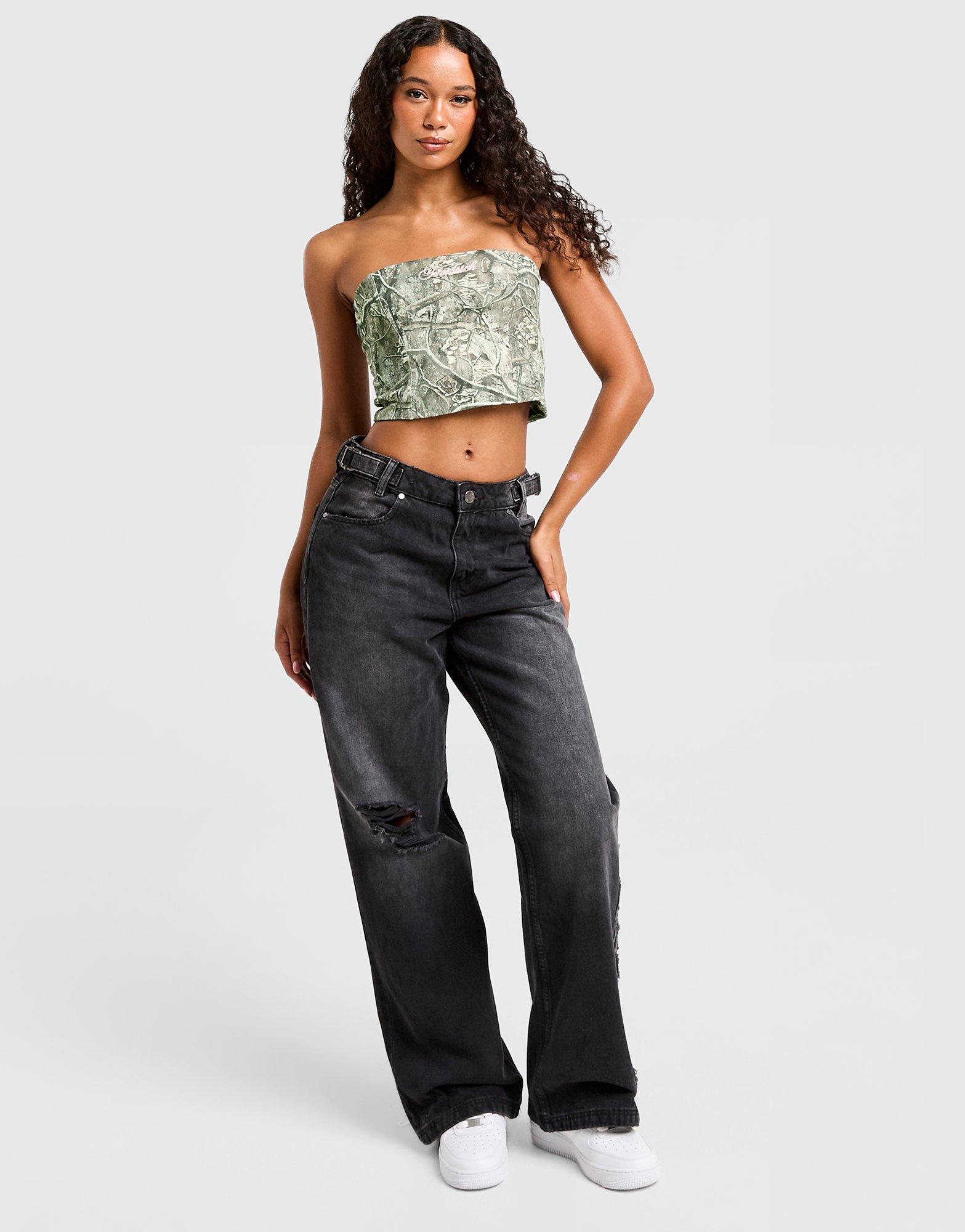 Hoodrich Woodland Camo Corset Top