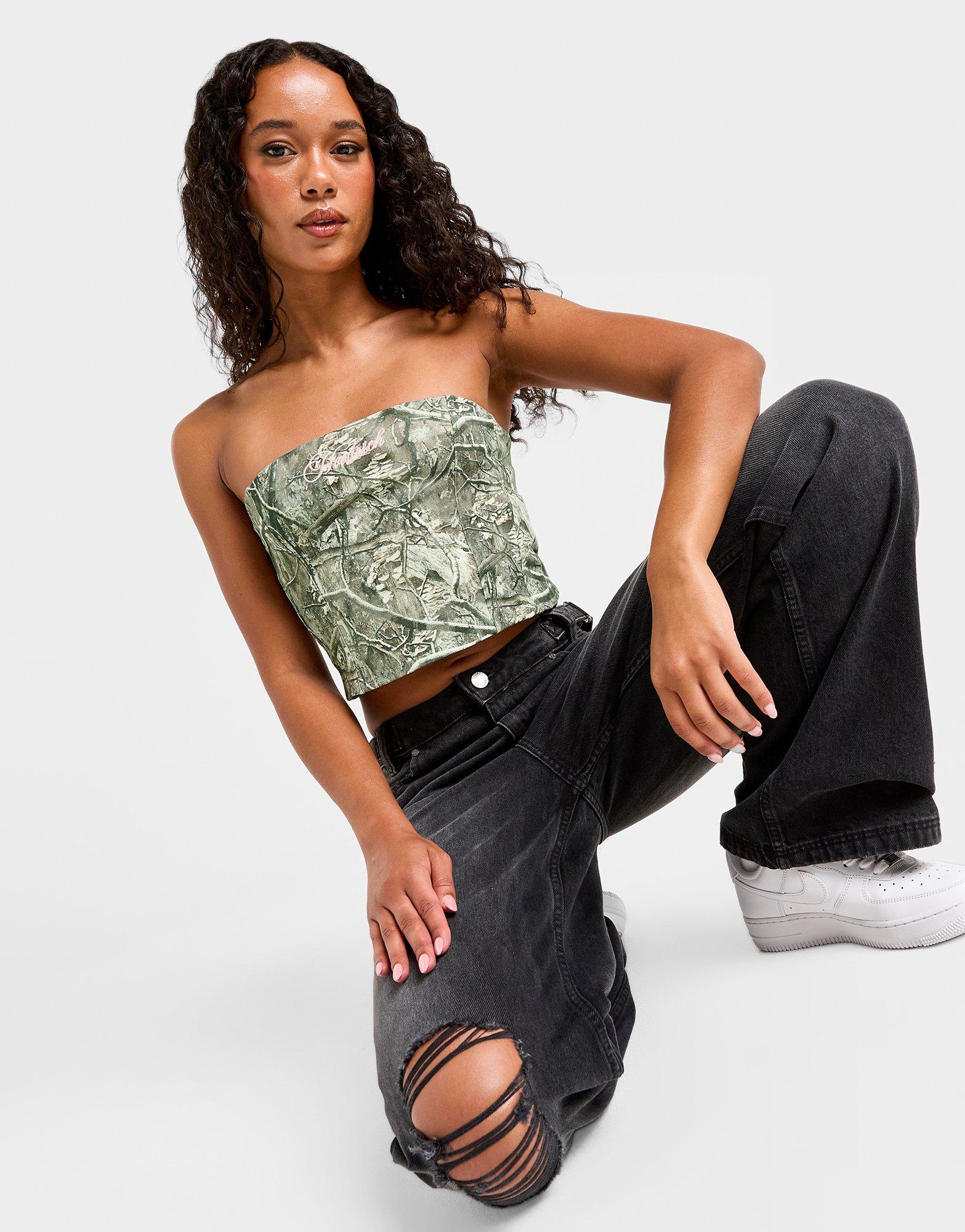 Hoodrich Woodland Camo Corset Top