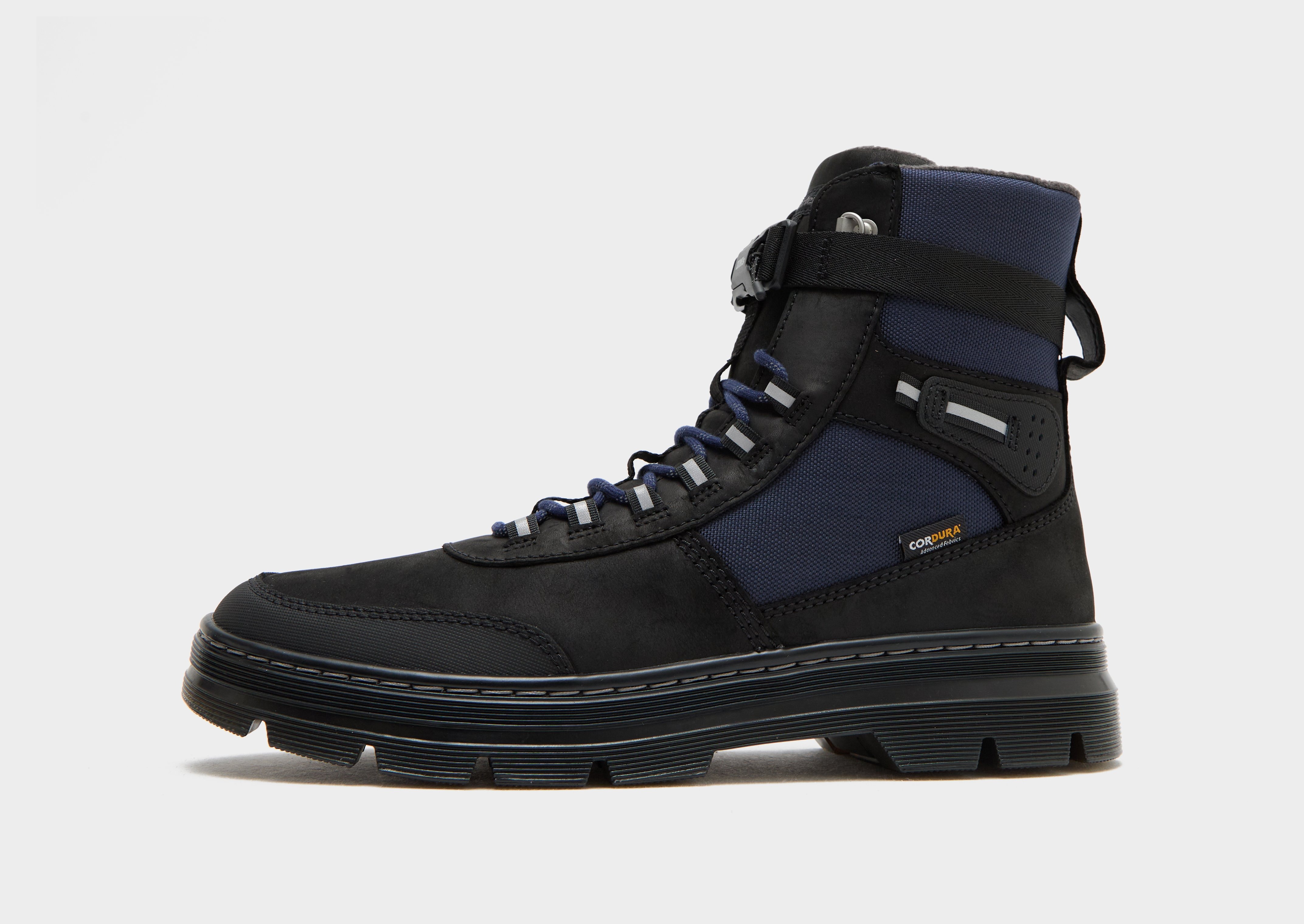 Black Dr. Martens Combs Tech 8-Eye Cordura Boots - JD Sports Global