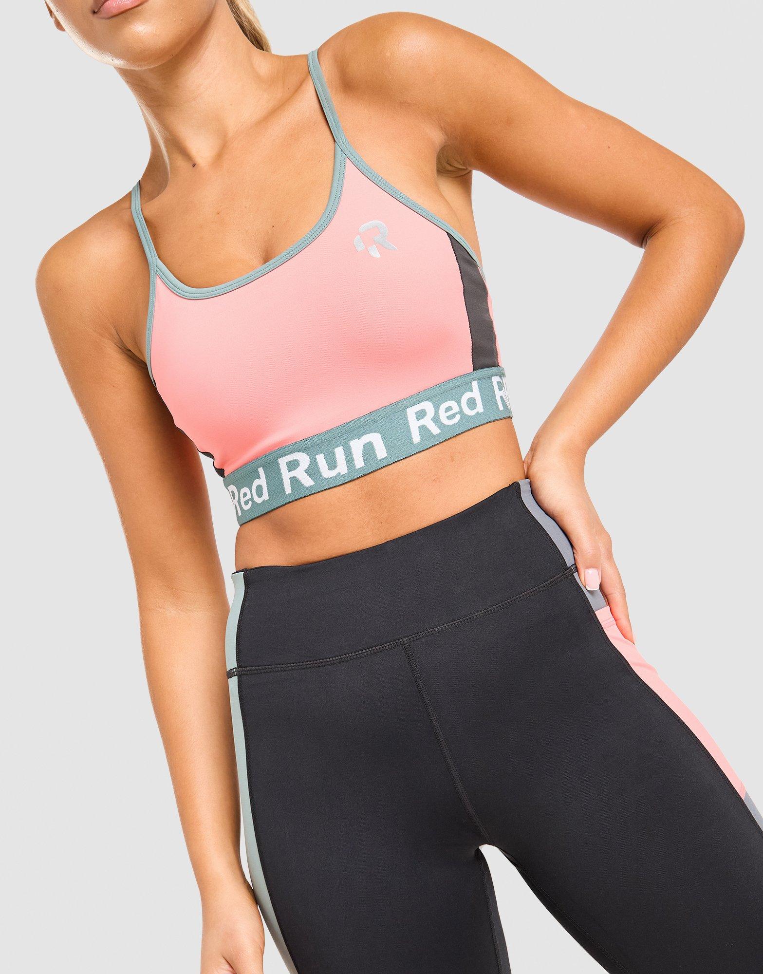 Red Run Activewear Outer Space Strappy Sports Bra