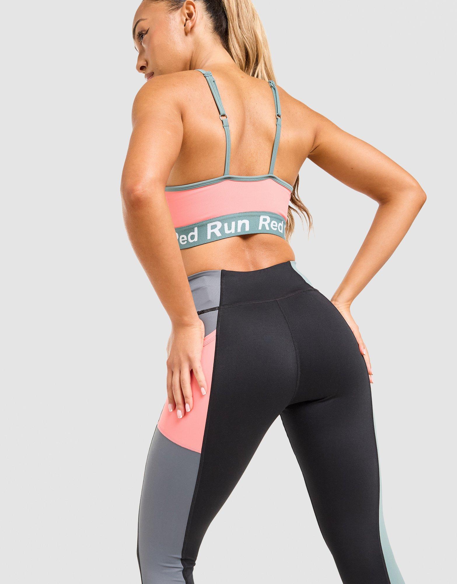 Red Run Activewear Outer Space Strappy Sports Bra