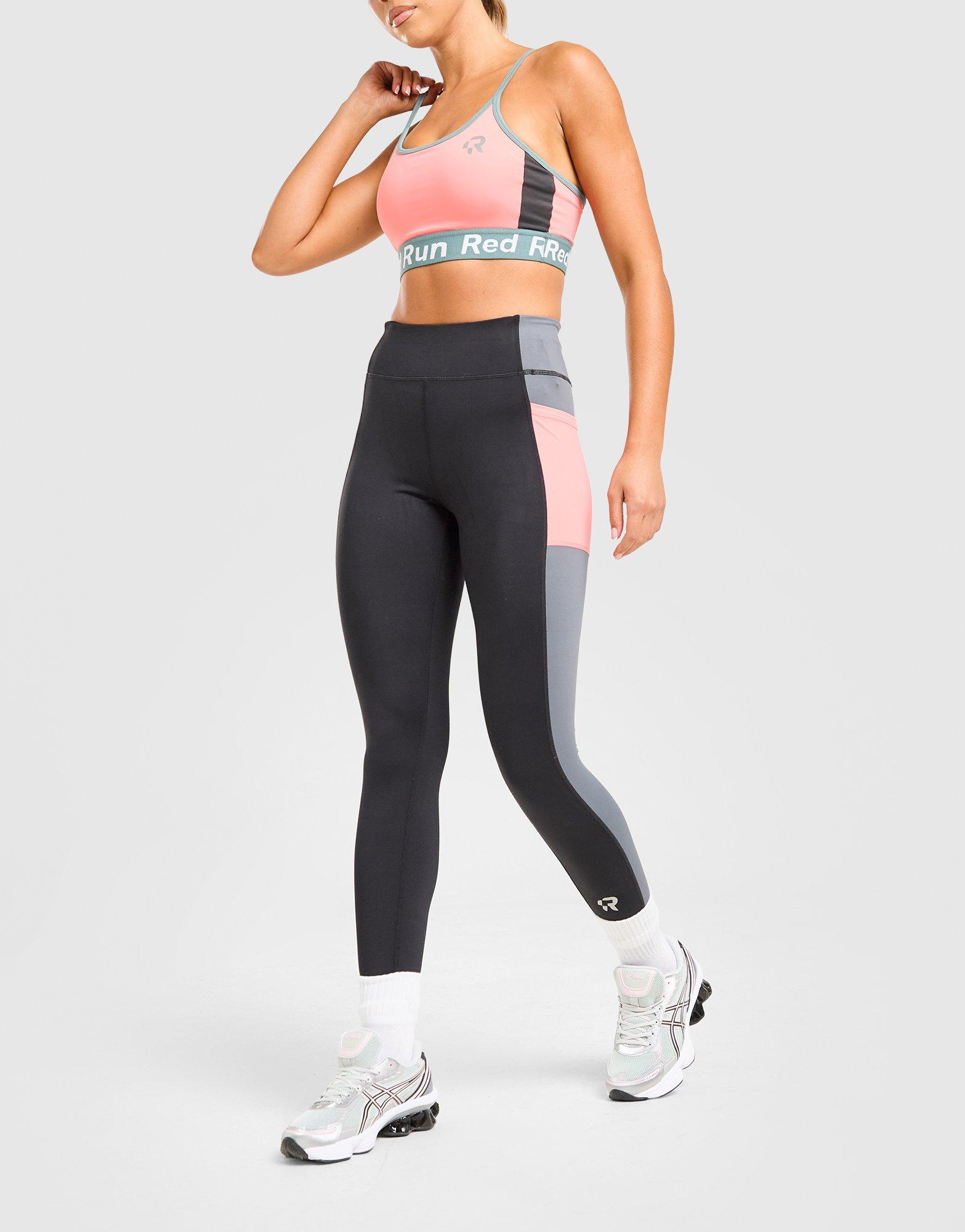 Red Run Activewear Outer Space Strappy Sports Bra