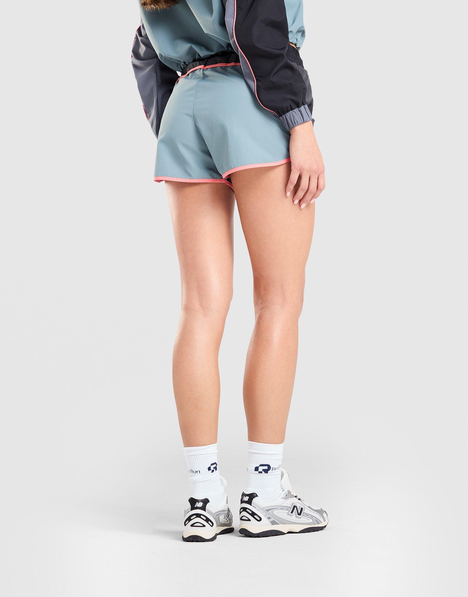 Red Run Activewear Outer Space Colour Block Woven Shorts