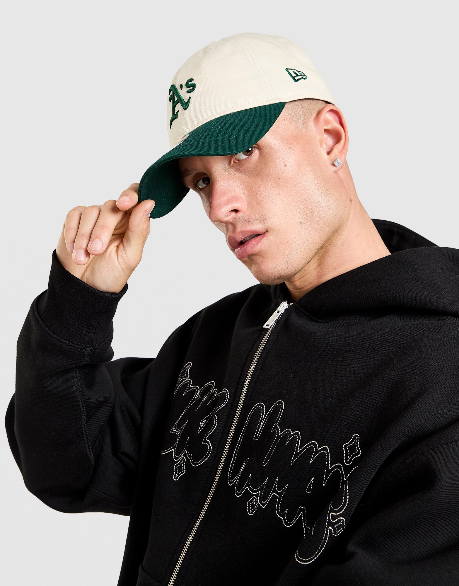 Green New Era MLB Oakland Athletics 9TWENTY Cap - JD Sports Global