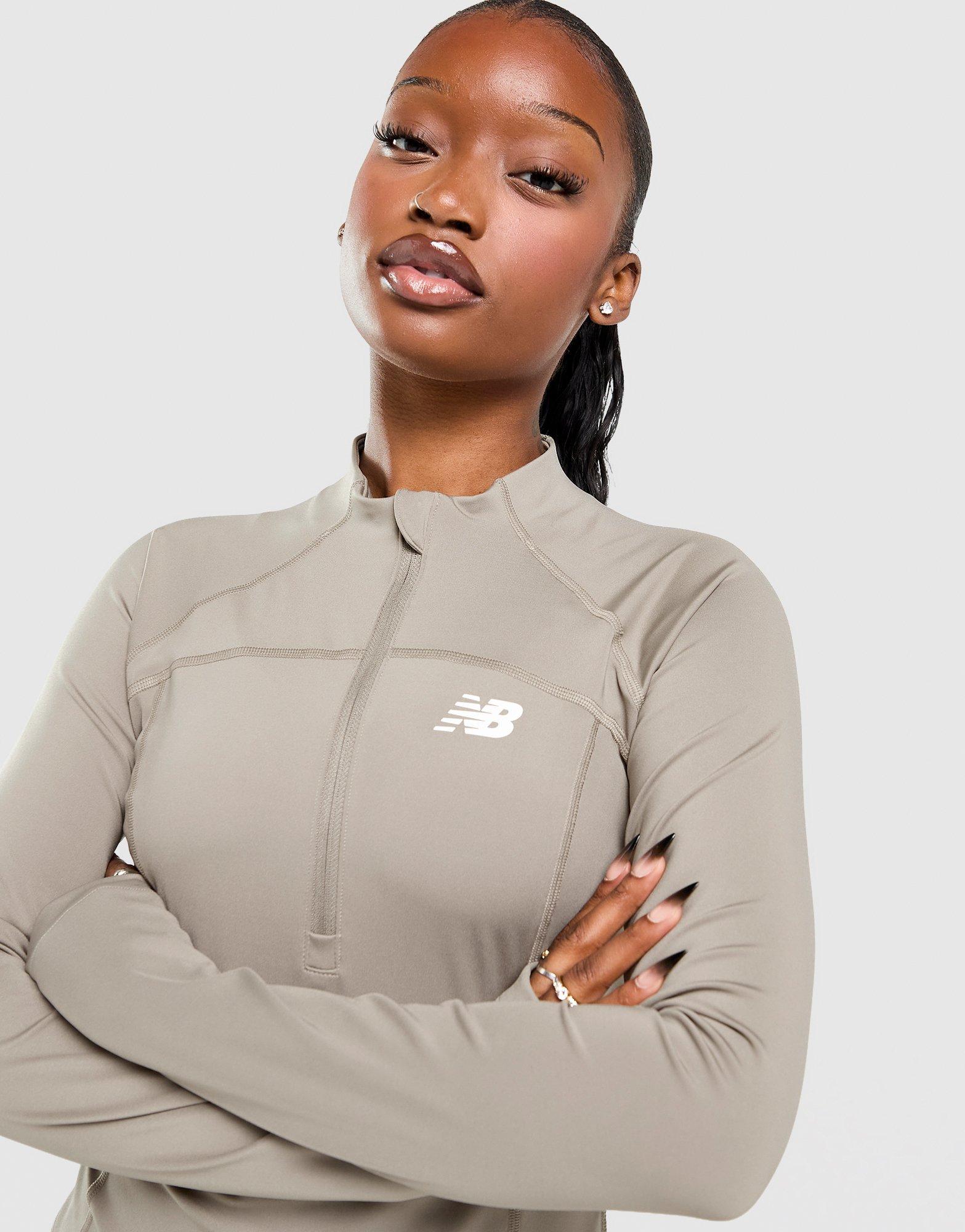 New Balance Sudadera 1/4 Zip Logo