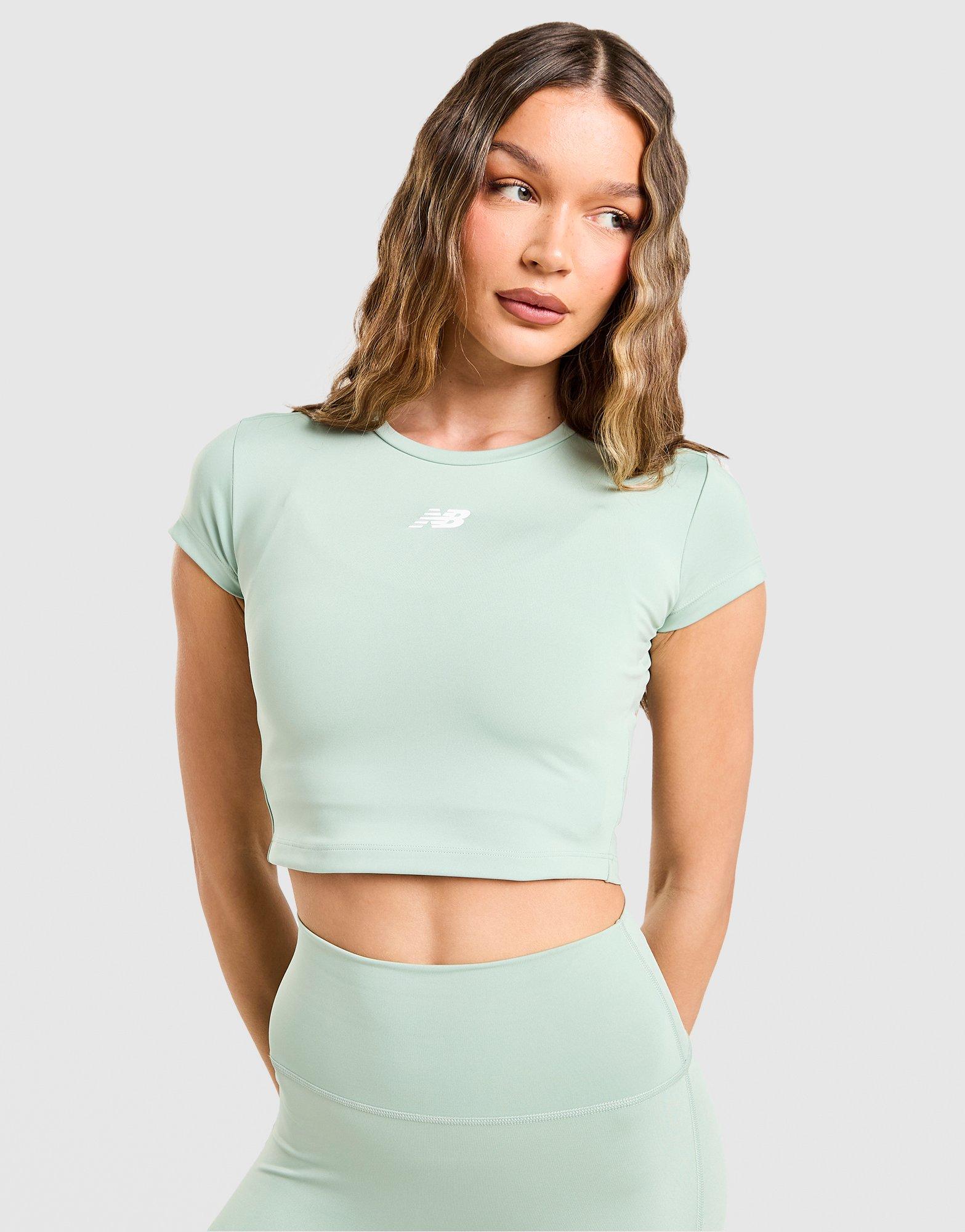 New Balance Logo Crop T-Shirt
