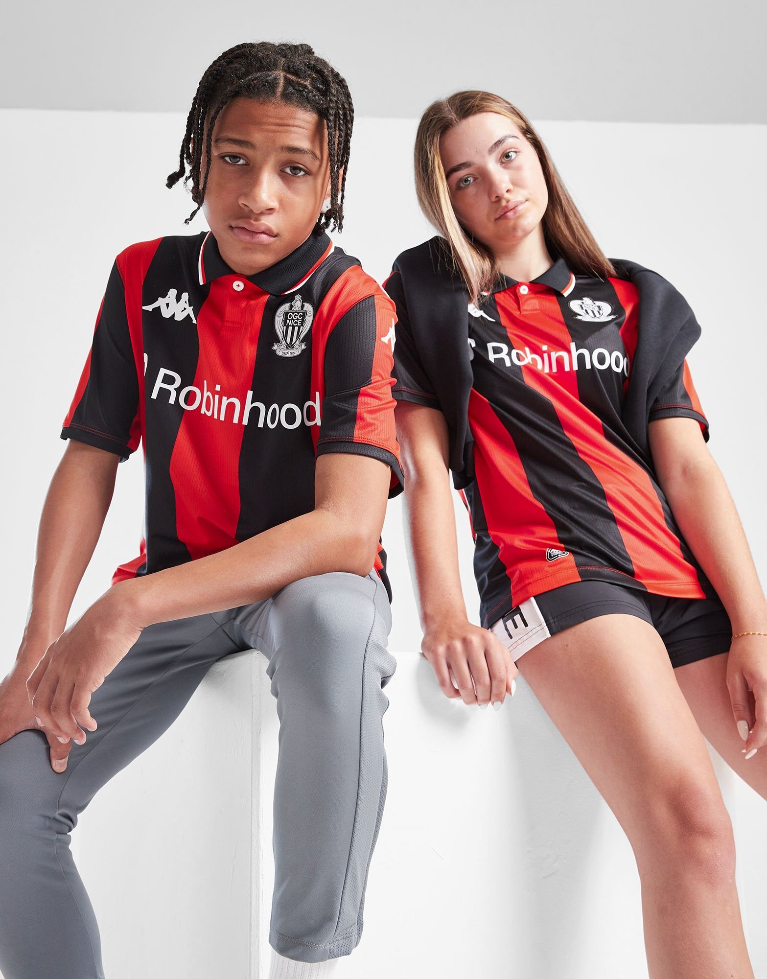Kappa Camiseta OGC Nice 2025/26 primera equipación júnior en Rojo