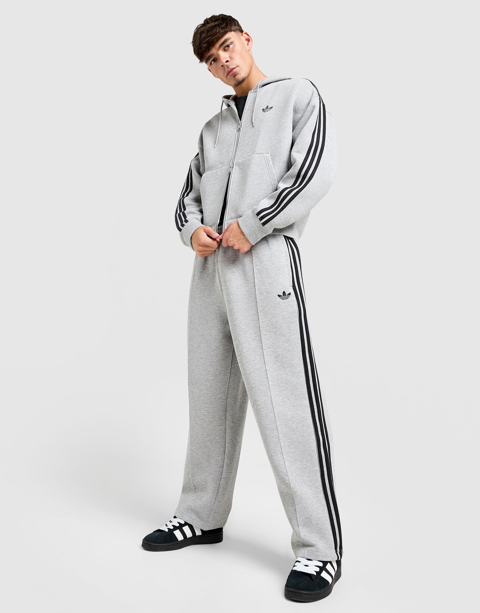 Grey adidas Originals Spacer Joggers - JD Sports Global