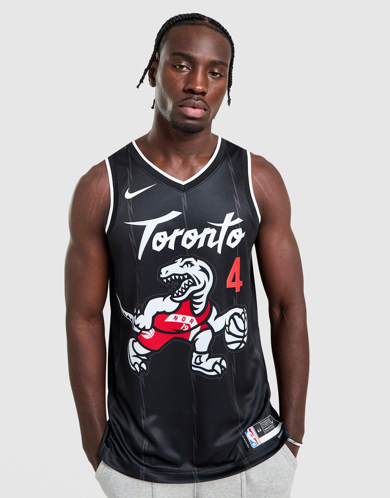 Black Nike NBA Toronto Raptors Barnes #4 City Edition Jersey - JD