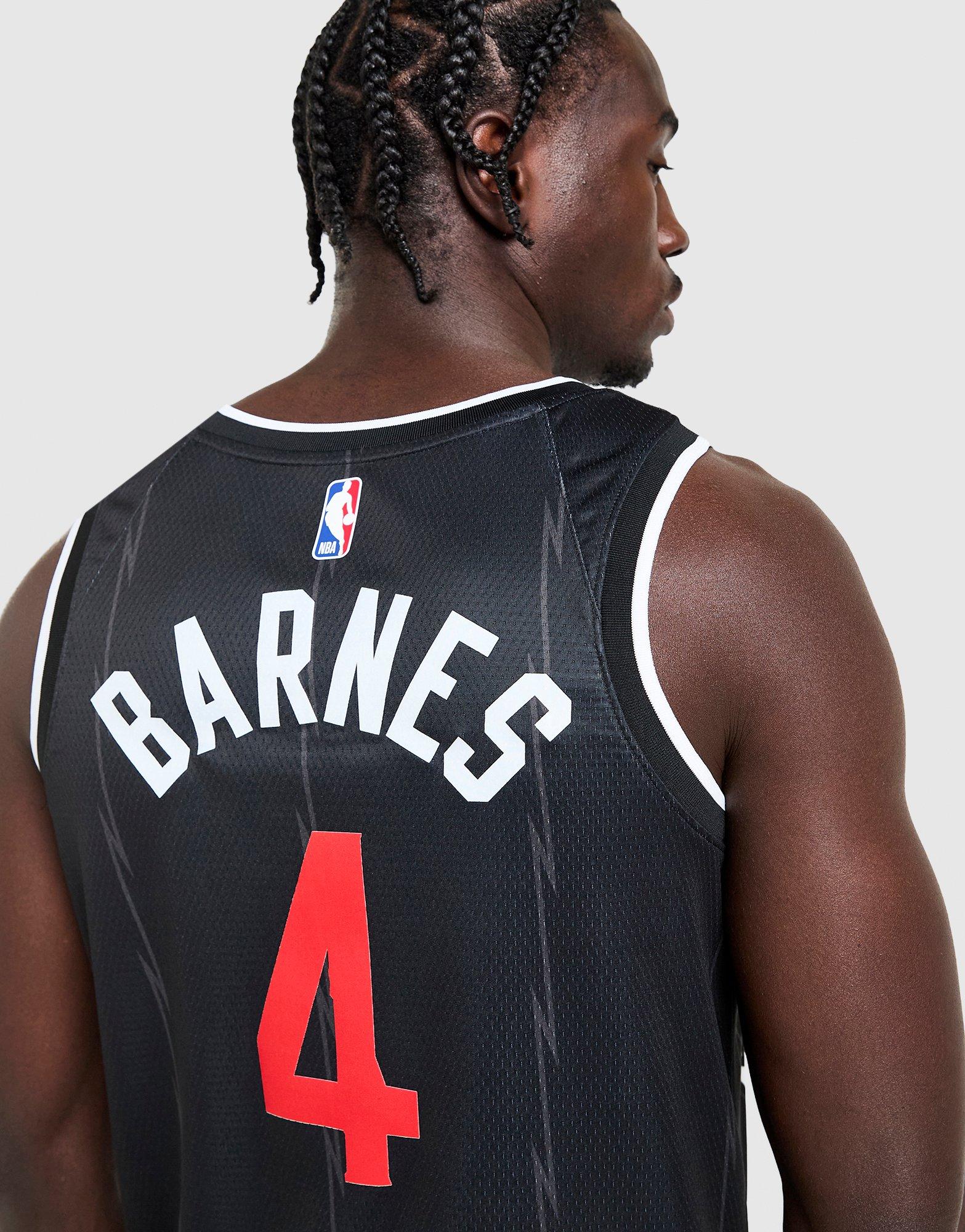 Nike NBA Toronto Raptors Barnes #4 City Edition Jersey