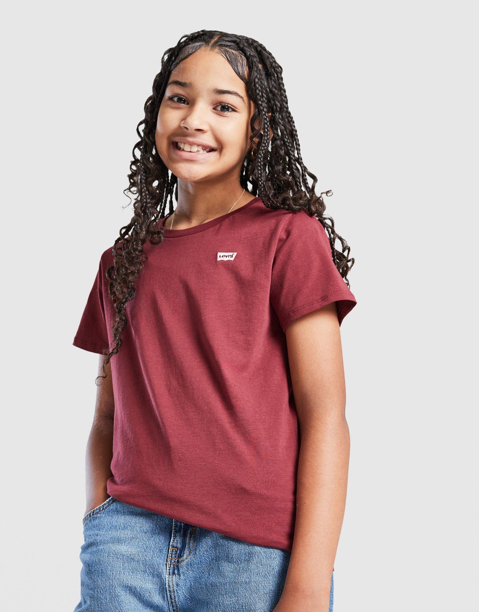 LEVI'S Girls' Small Logo Batwing T-Shirt Junior
