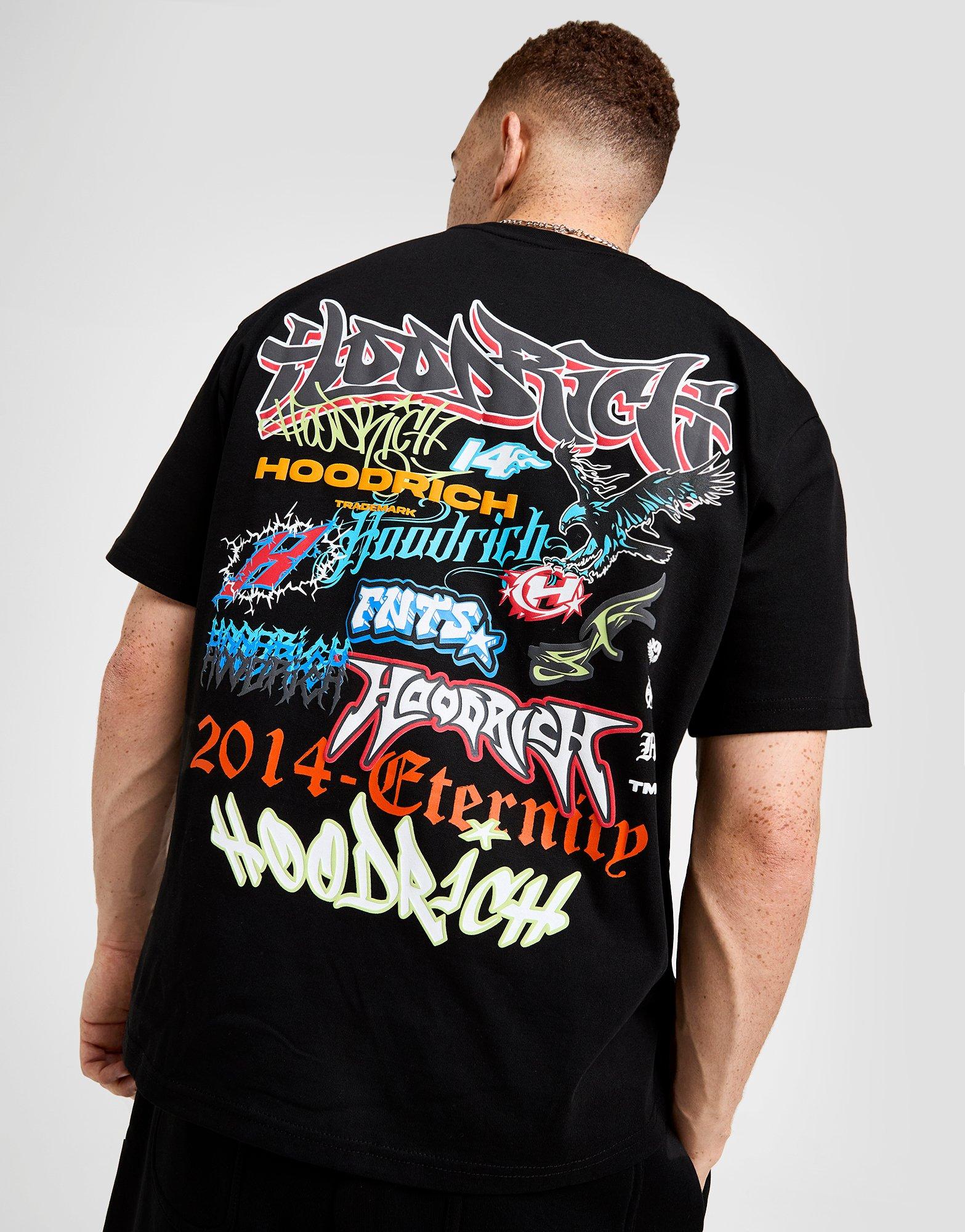 Hoodrich グラフィック Graffiti Tシャツ オーバーサイズ Hoodrich T-shirt Graffiti Rave Noir- JD Sports France