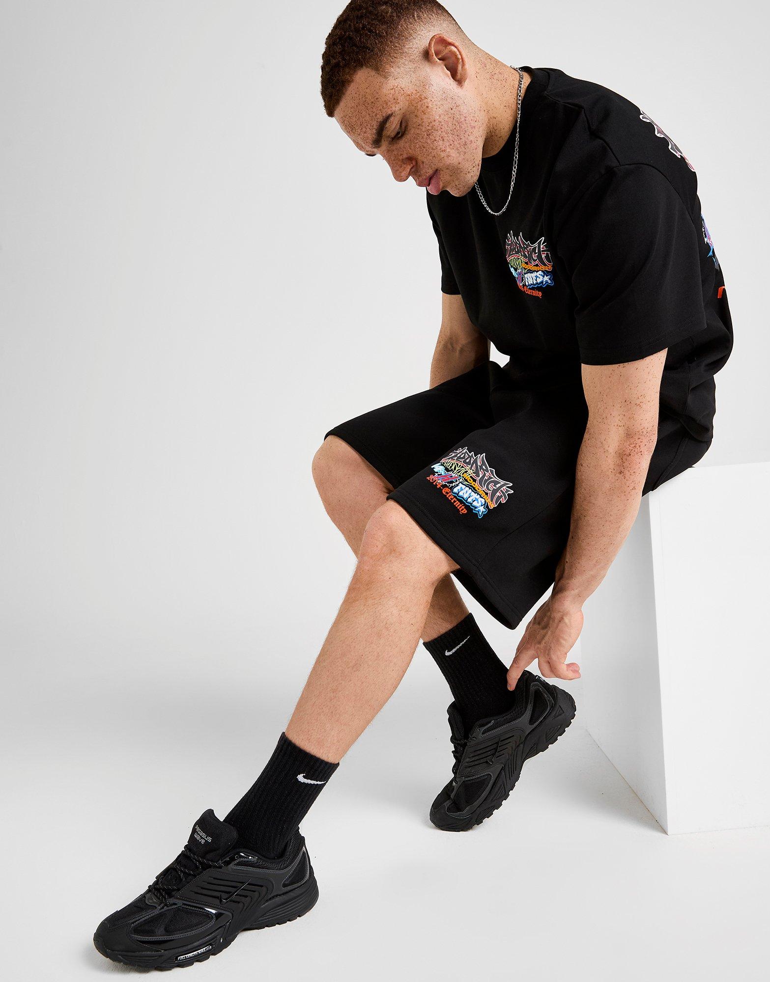 Hoodrich Pantaloncino Graffiti Rave