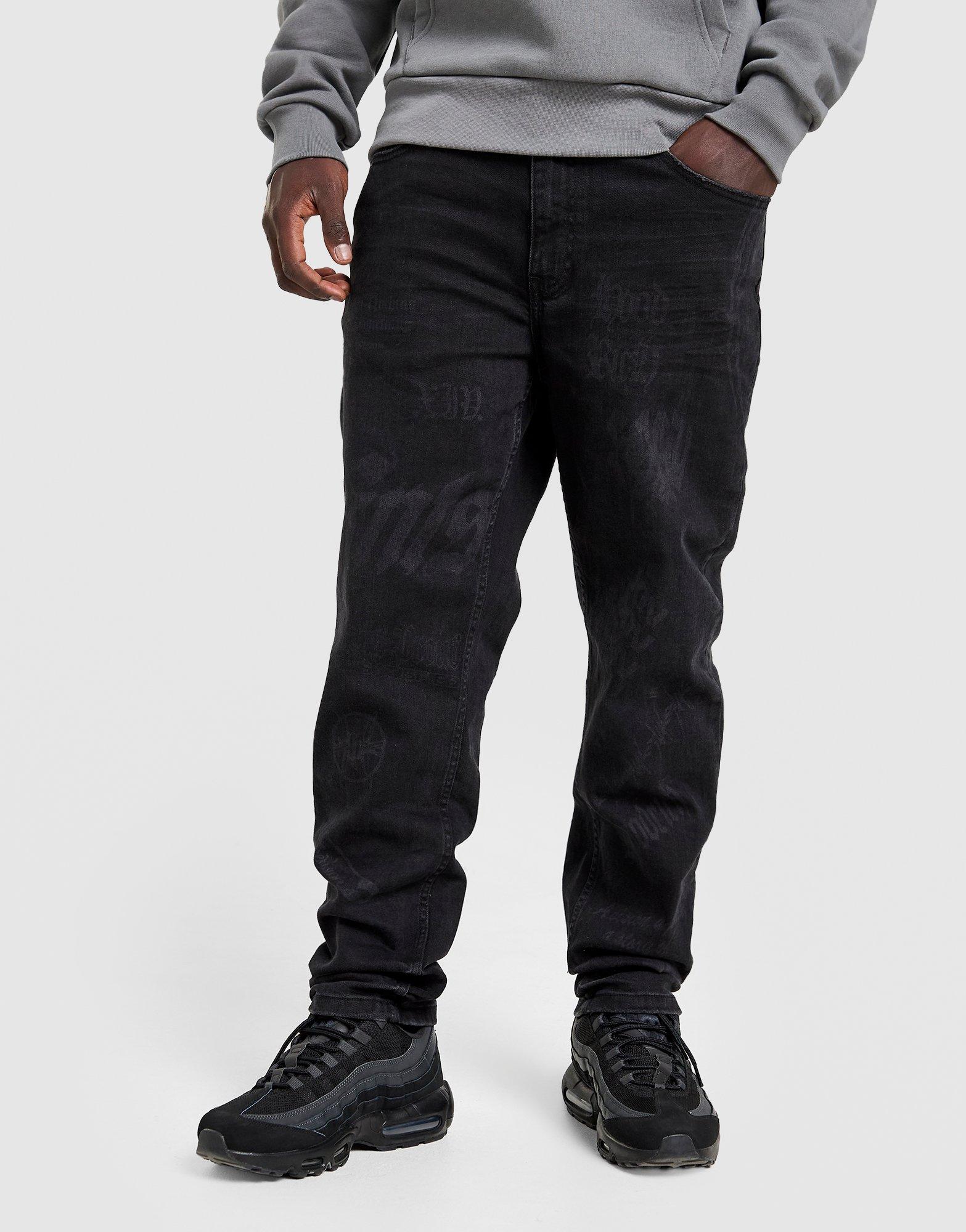 Hoodrich Ironchrome All Over Print Denim Jeans