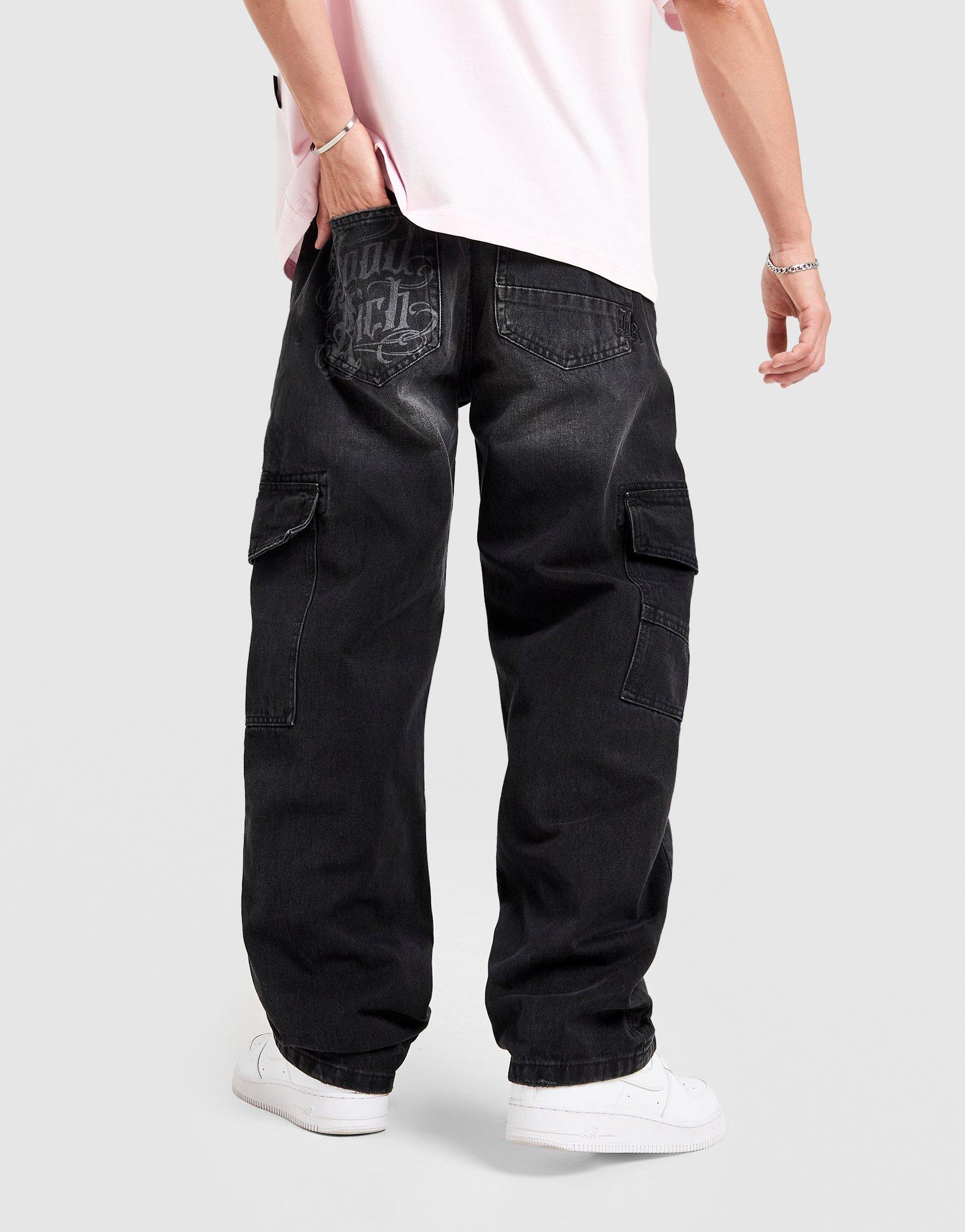 Hoodrich Script Cargo Denim Jeans