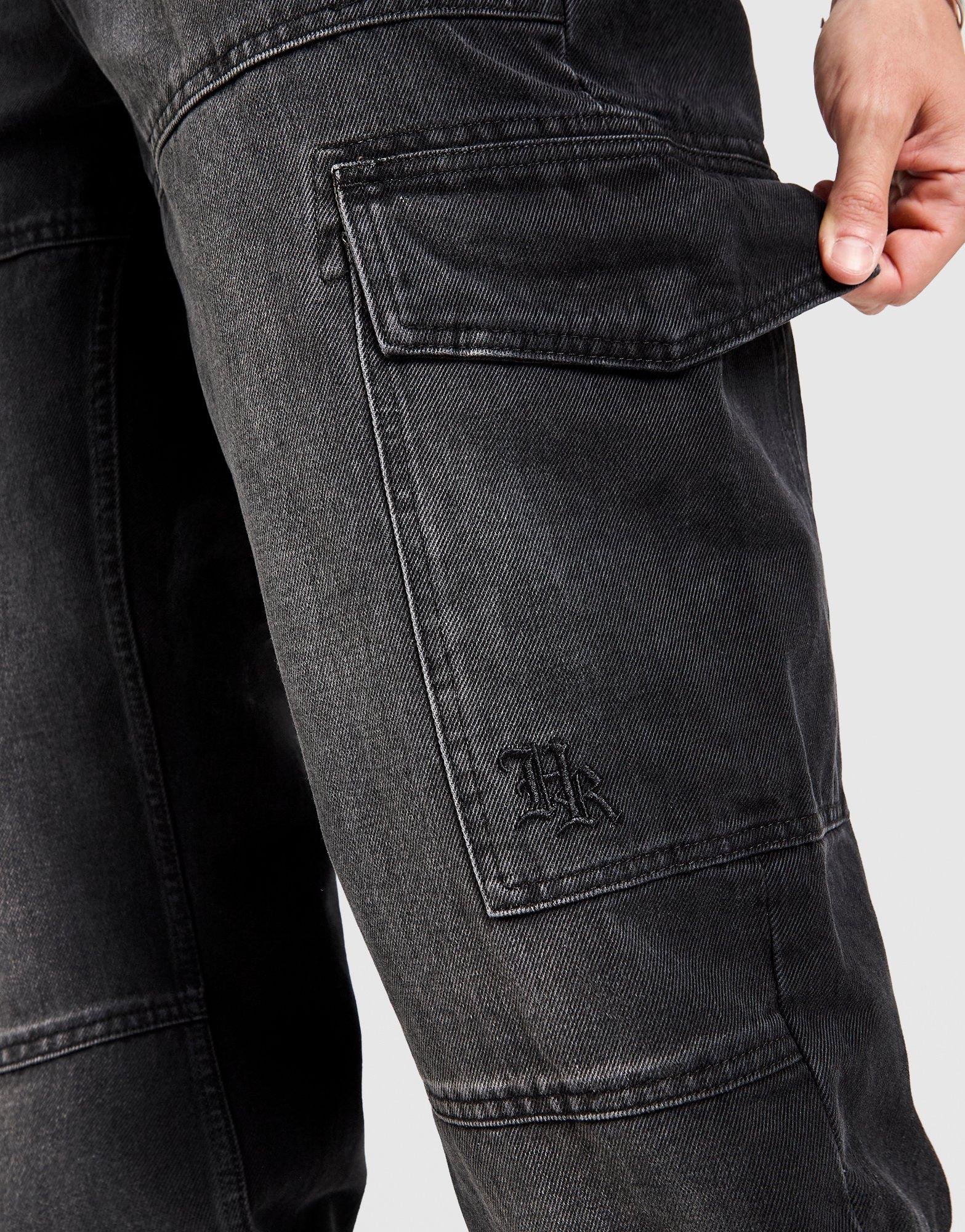 Hoodrich Script Cargo Denim Jeans
