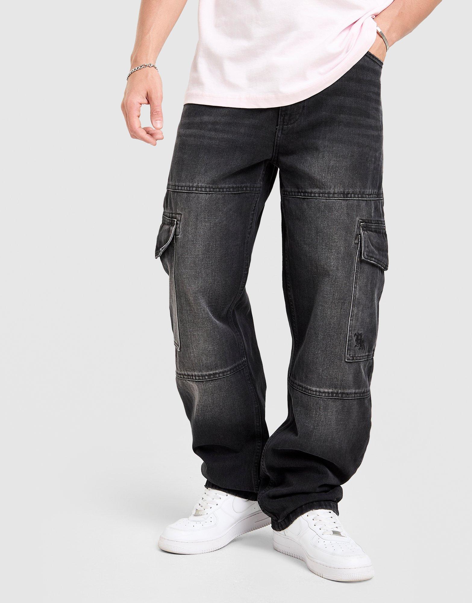 Hoodrich Script Cargo Denim Jeans