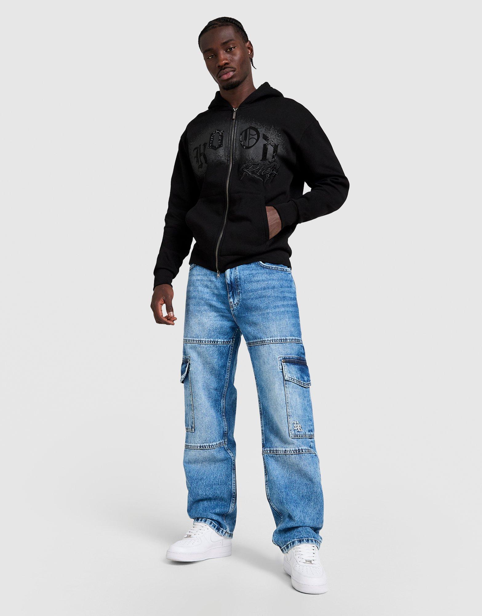 Hoodrich Script Cargo Denim Jeans