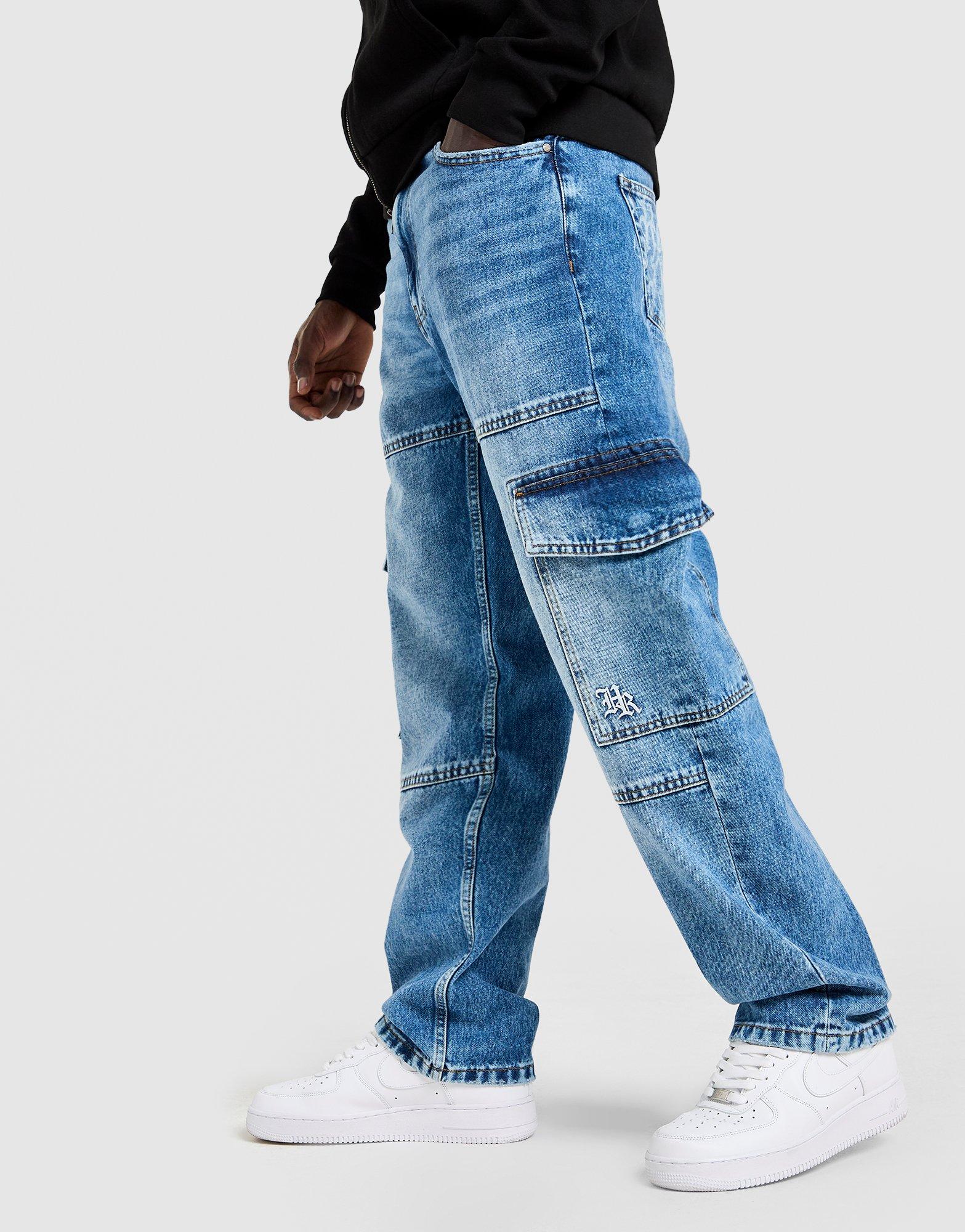 Hoodrich Script Cargo Denim Jeans