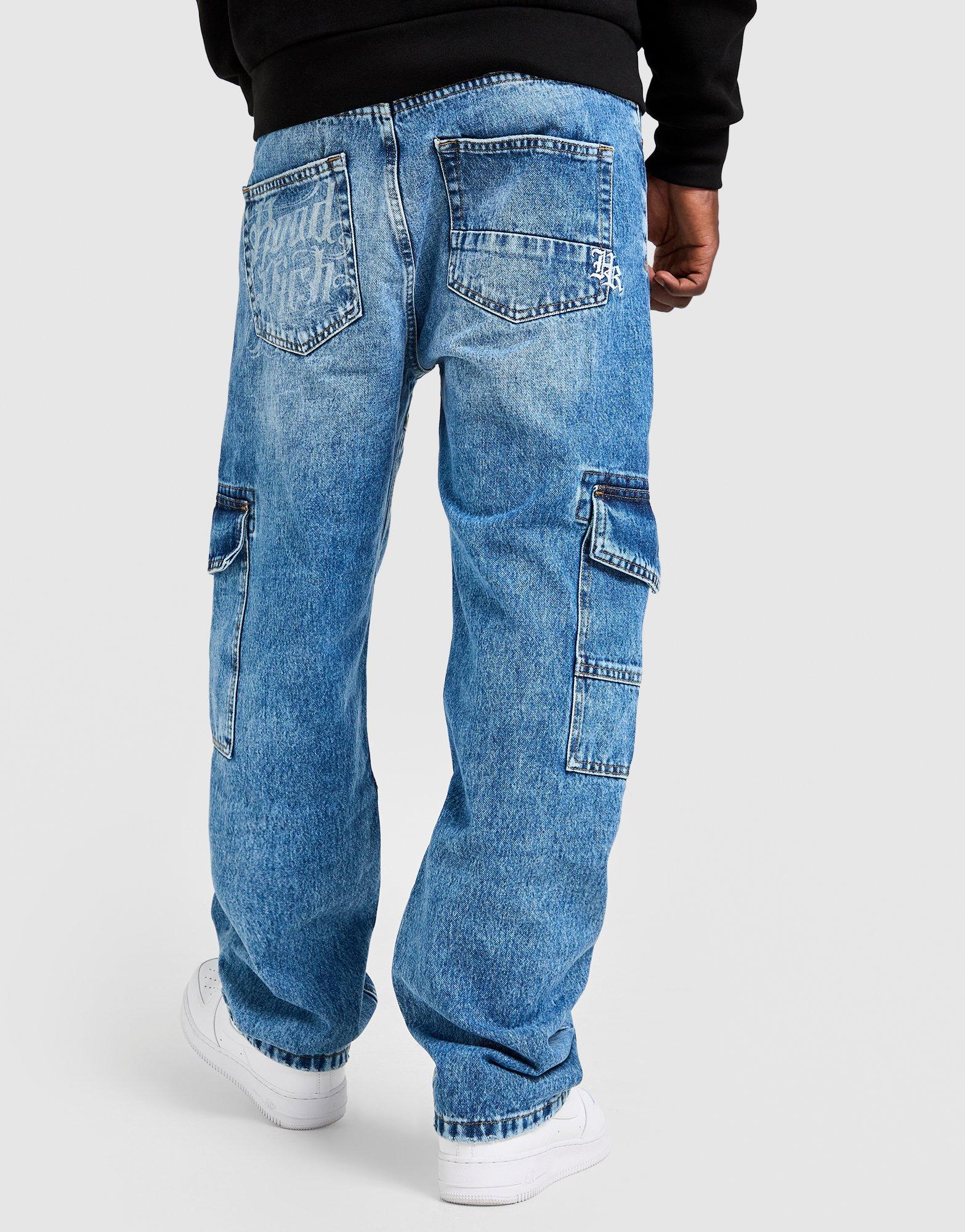 Hoodrich Script Cargo Denim Jeans