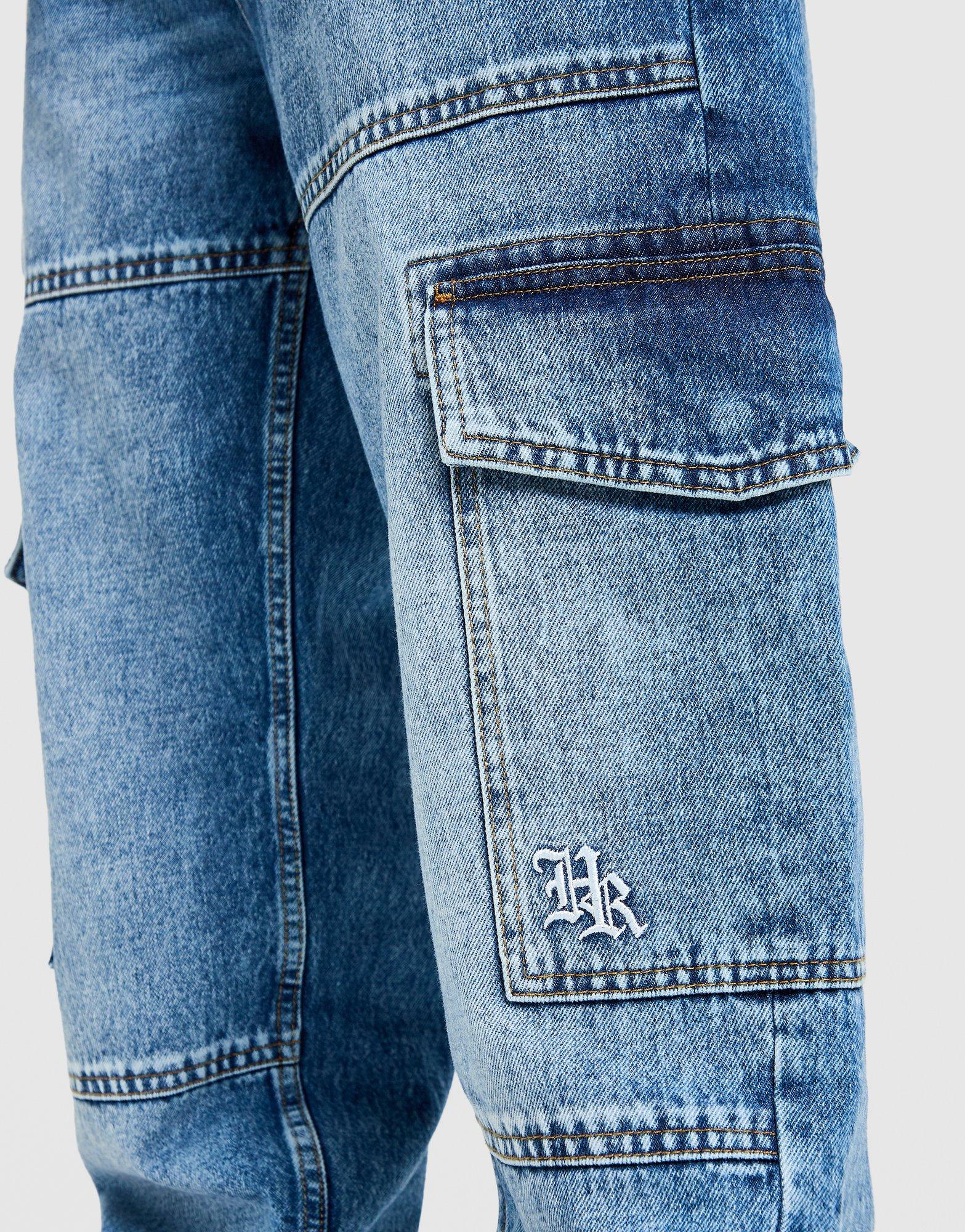 Hoodrich Script Cargo Denim Jeans