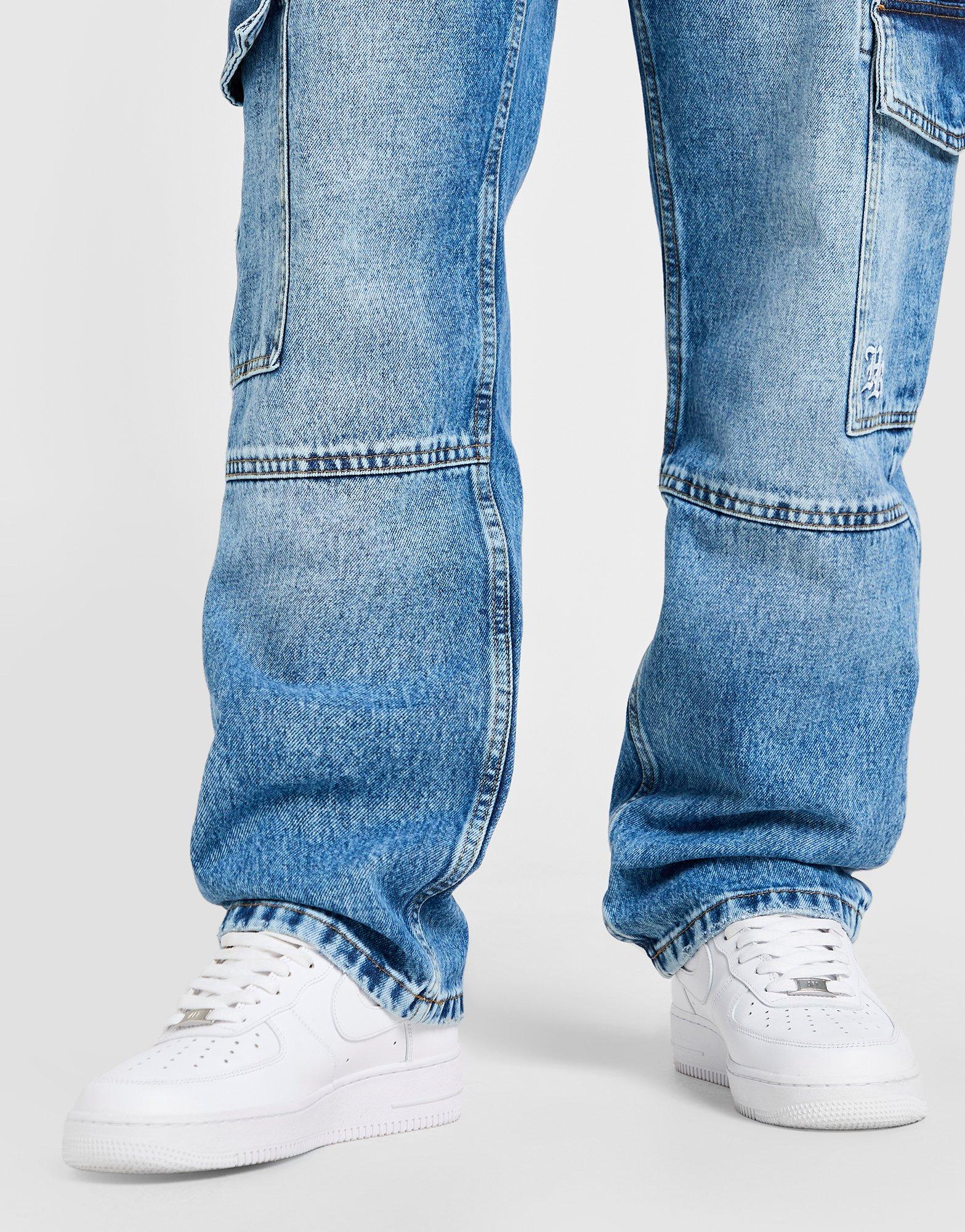 Hoodrich Script Cargo Denim Jeans