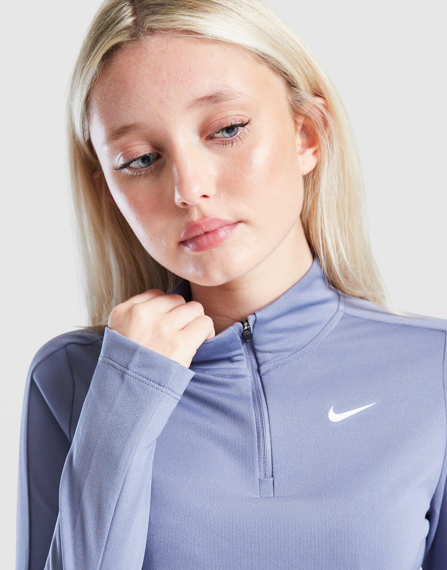 Nike Girls' Long Sleeve 1/2 Zip Top Junior